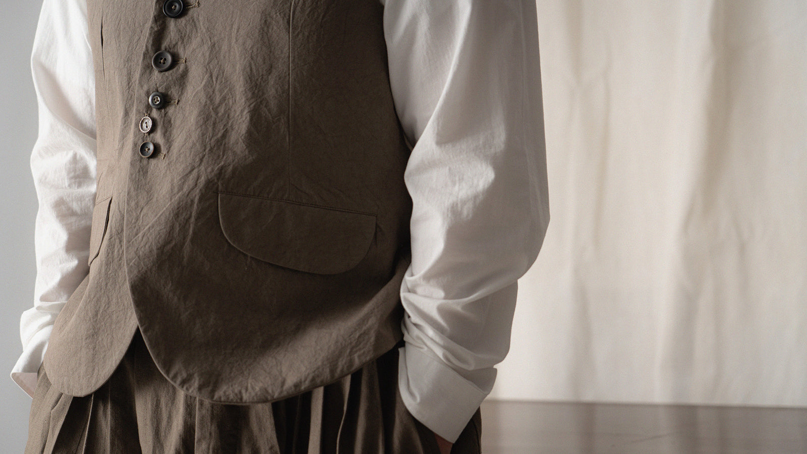 The Elmer Waistcoat - Khaki