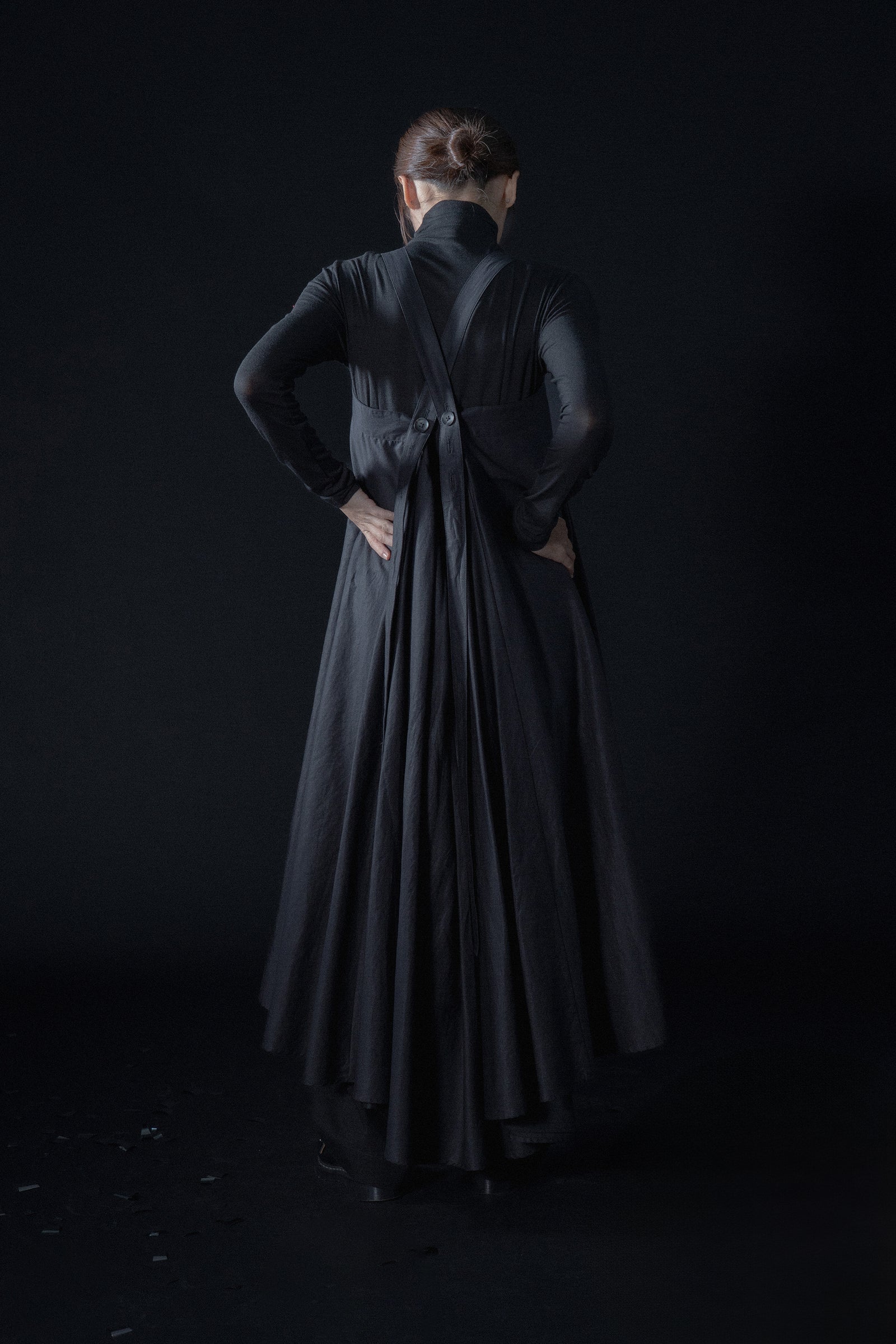 The Suspender Dress - Black