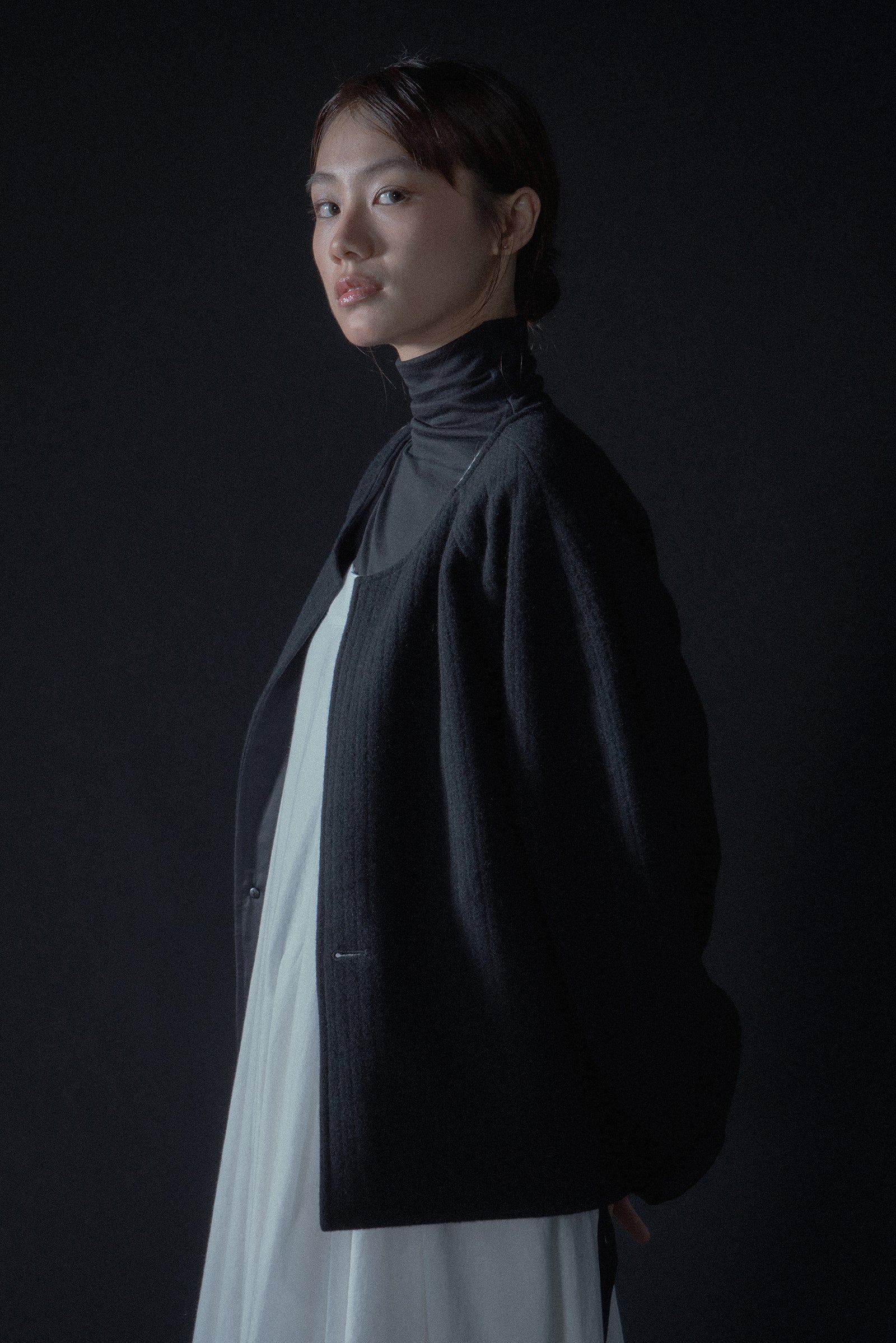 The Suspender Dress - White