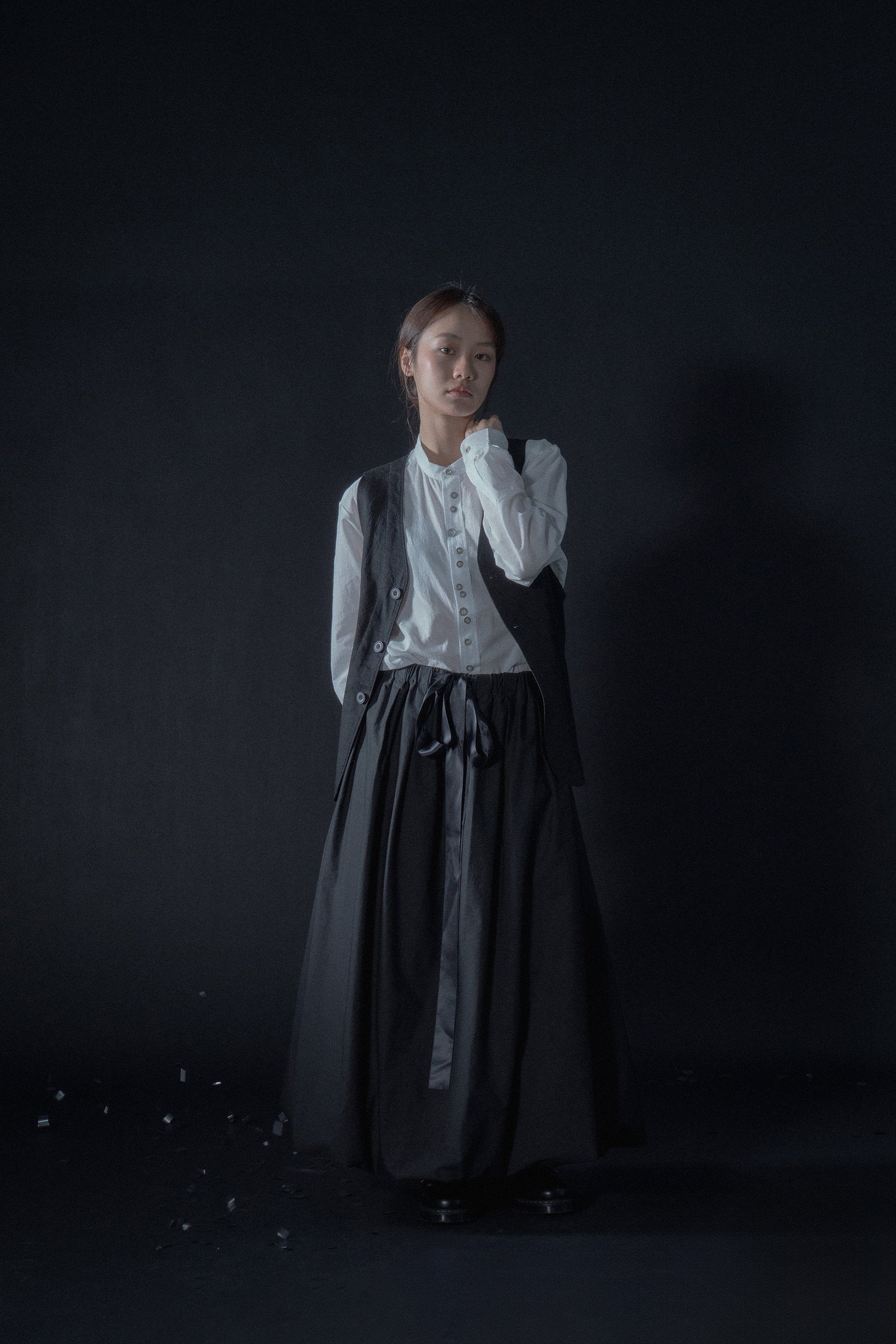 The Ribbon Skirt - Black