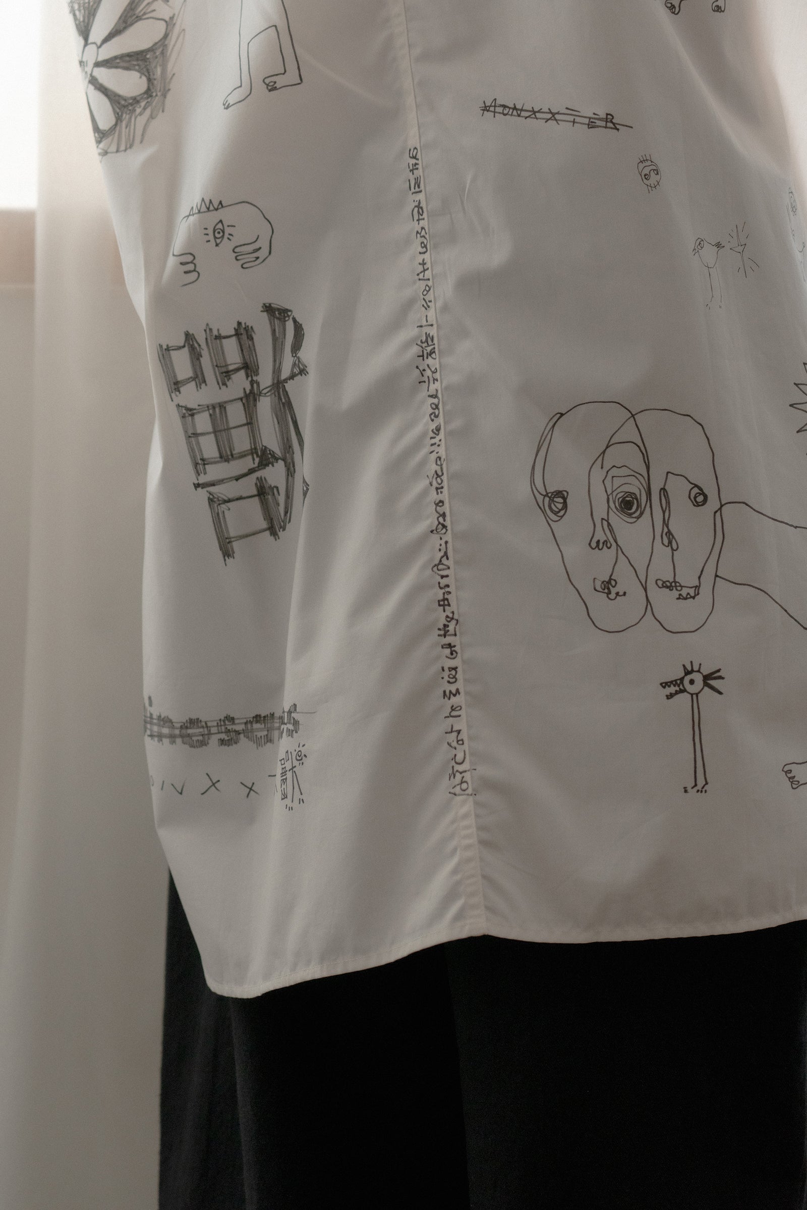 The Boy Shirt - Hand Painted by Benson Koo ( B )