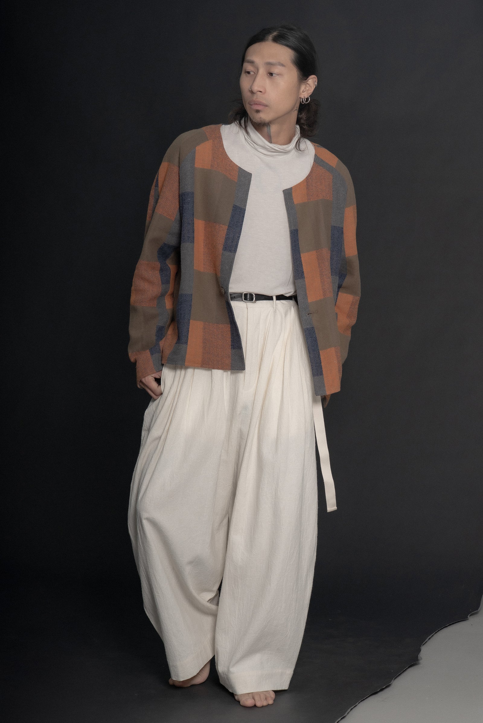 The Pleaty Trousers - White