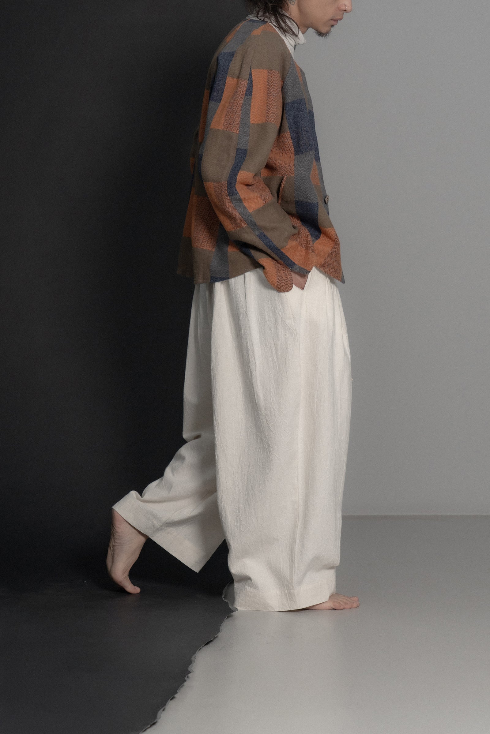 The Pleaty Trousers - White