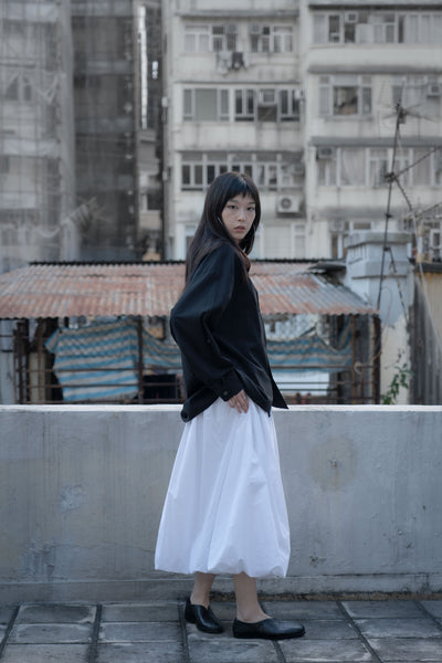 The Volumn Skirt  - White