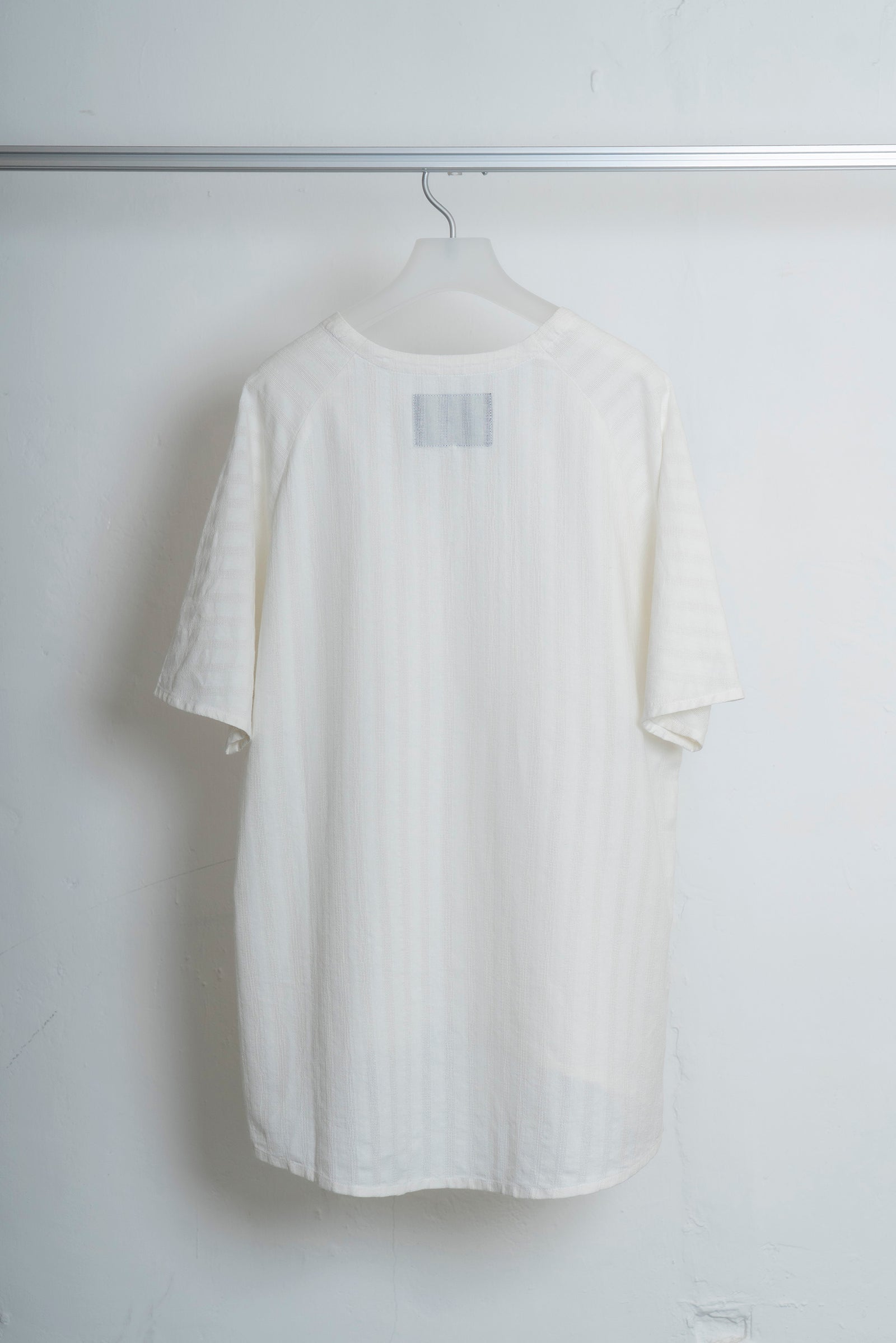 The Split Neck Top - White