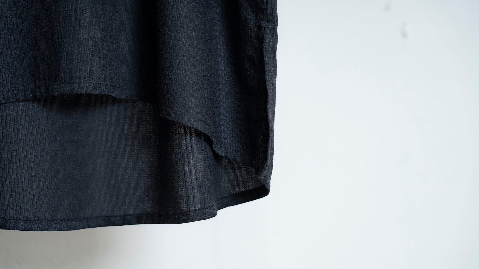 The Split Neck Top - Charcoal