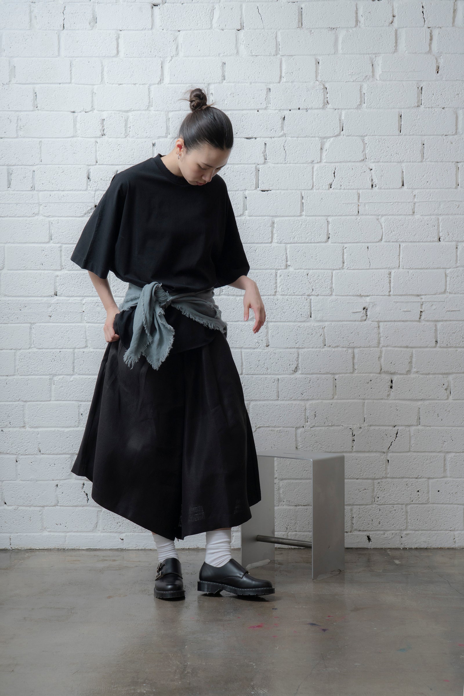 The Linen Scarf - Cloud Blue