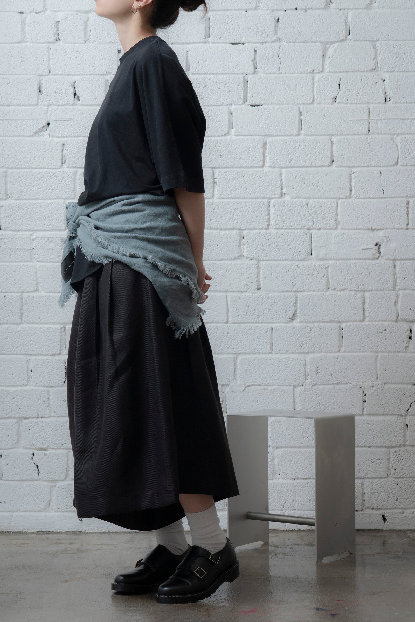 The Linen Scarf - Cloud Blue