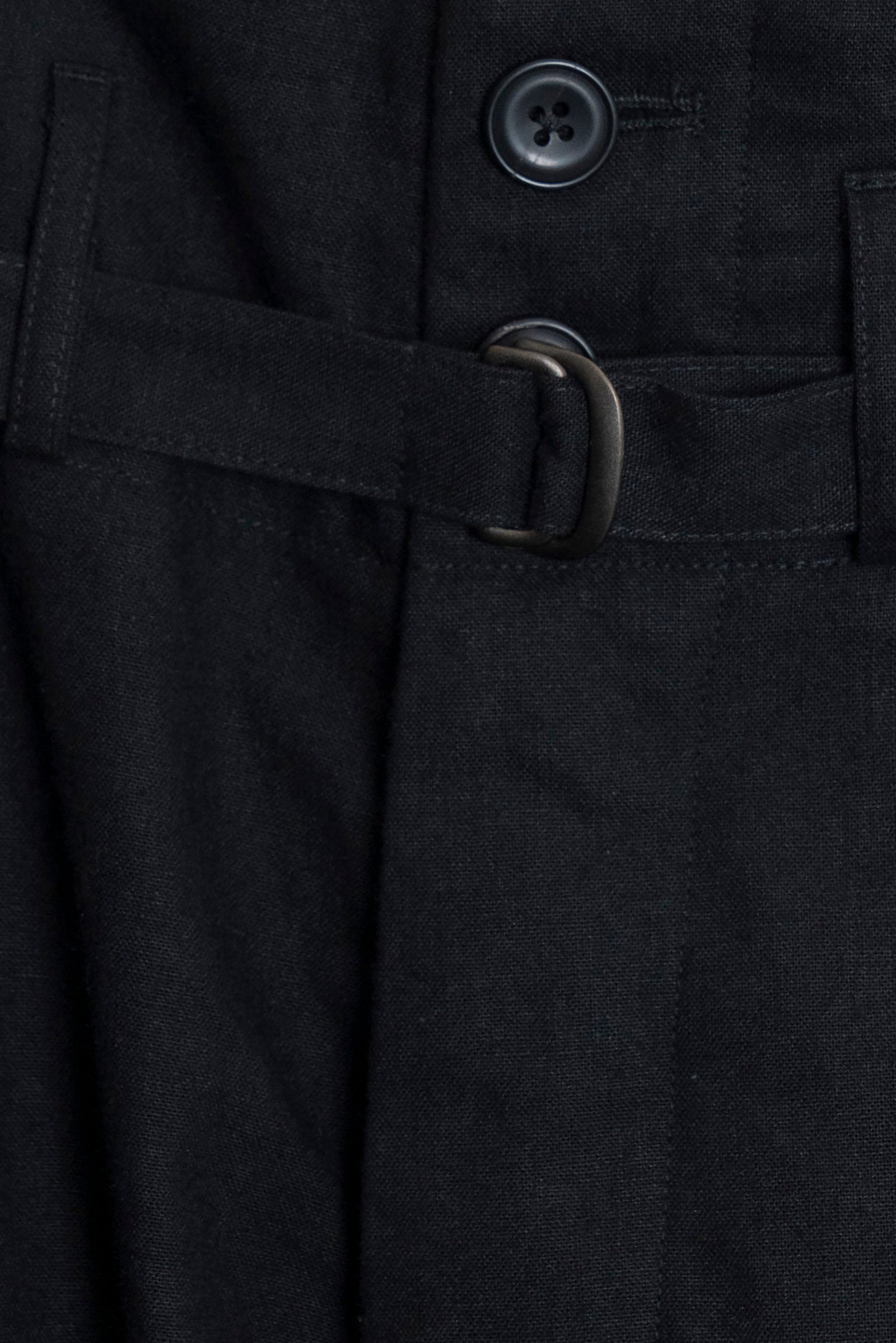 The Belted Hollywood Trousers - Black