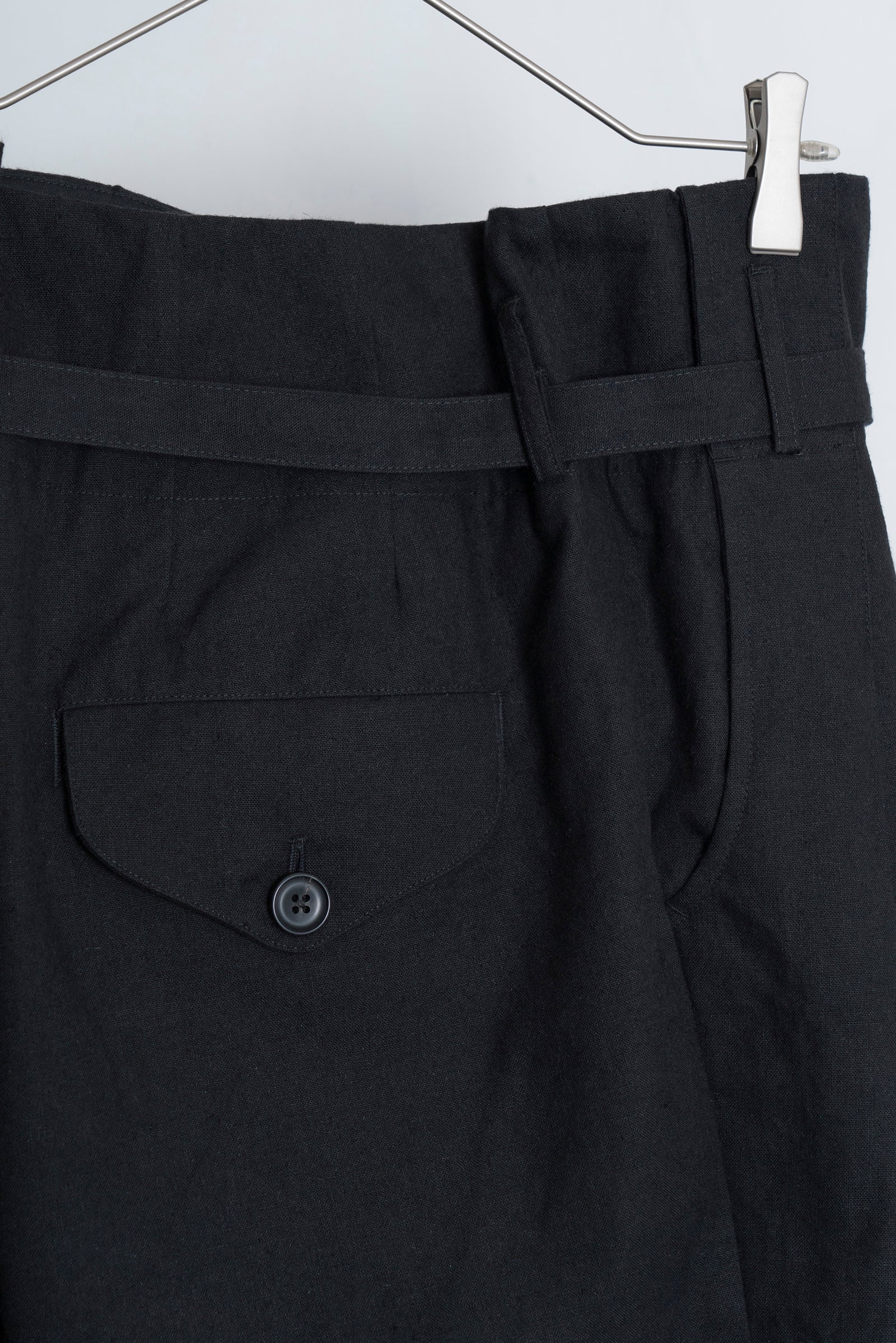 The Belted Hollywood Trousers - Black
