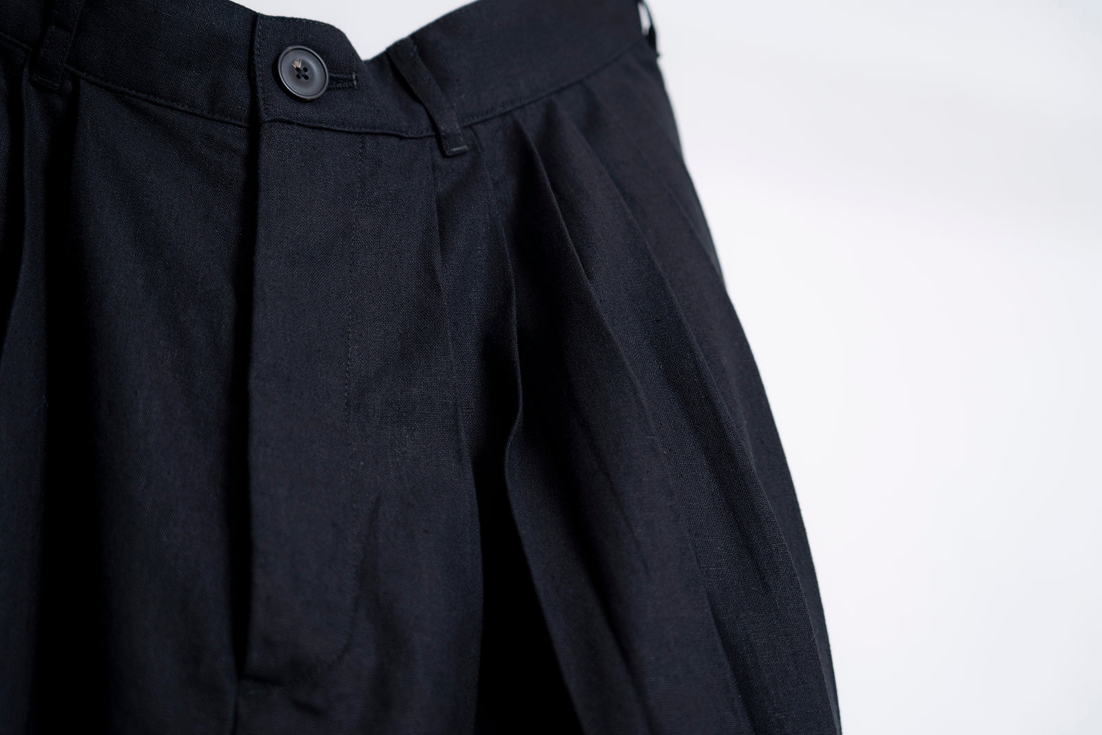 The Pleaty Trousers - Black
