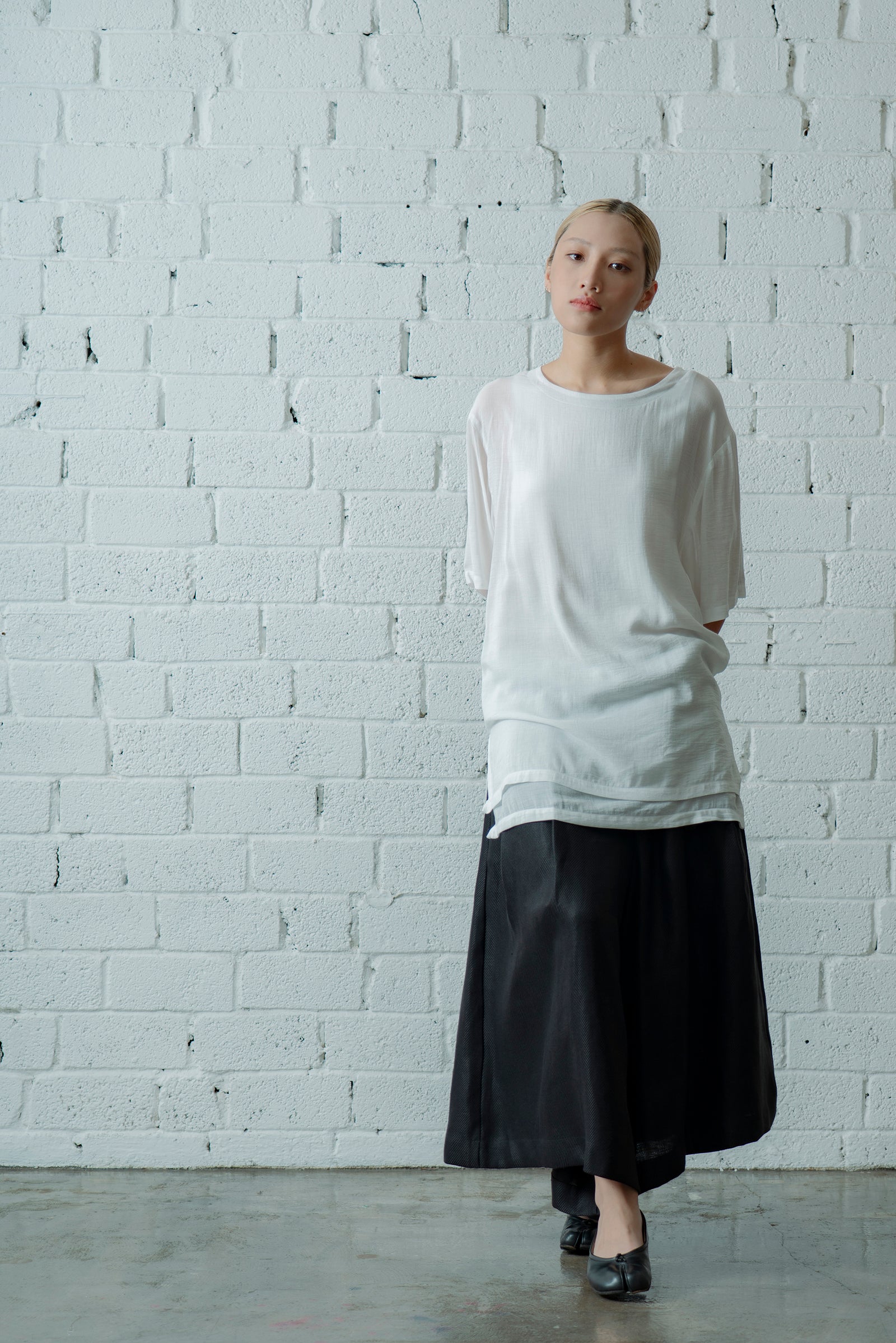 The Layer Top - White