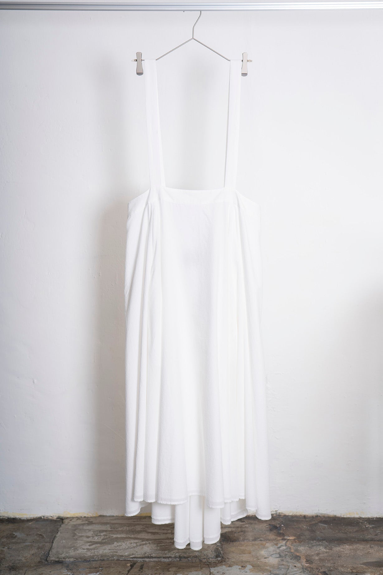 The Suspender Dress - White