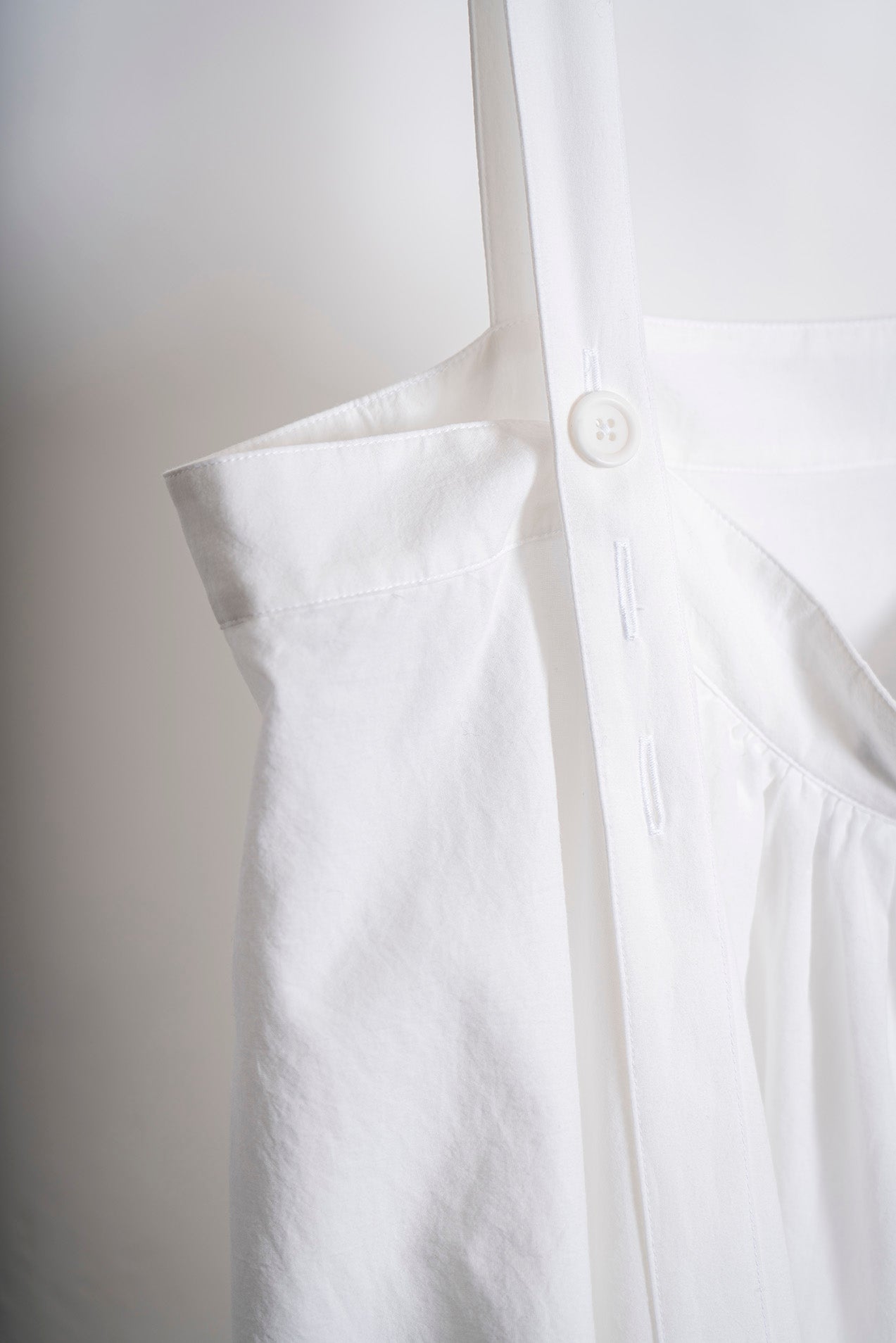 The Suspender Dress - White