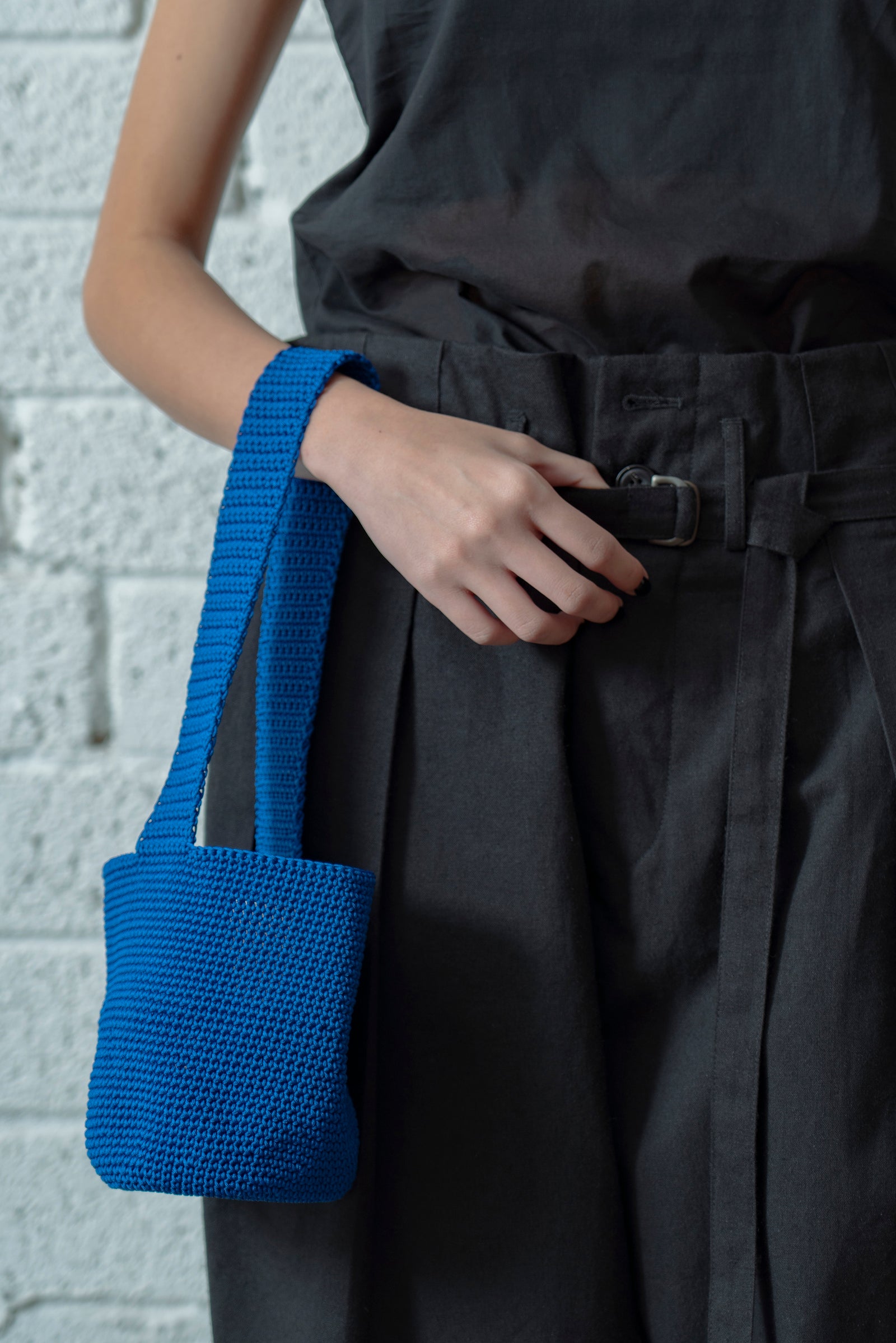 The Belted Hollywood Trousers - Black