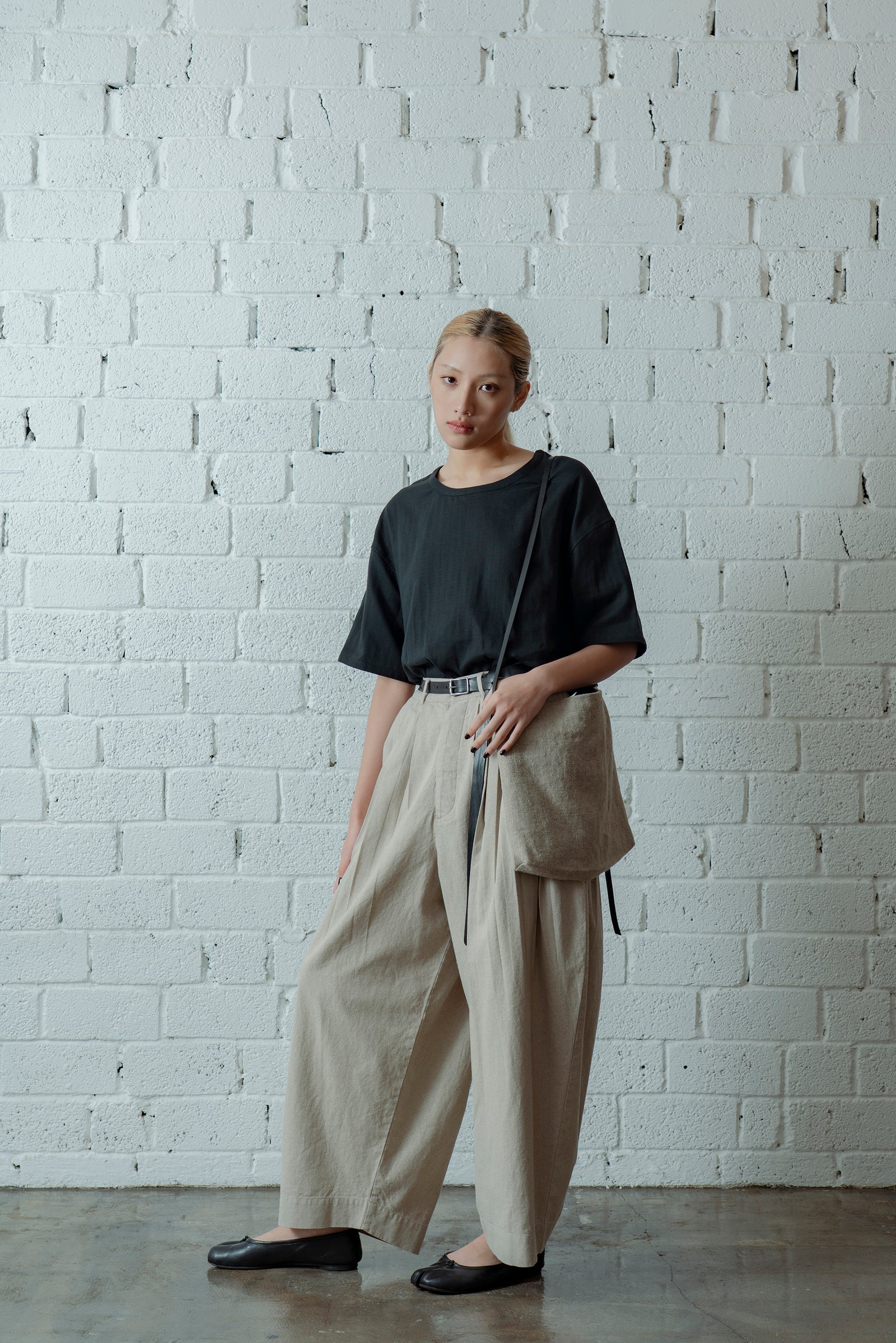The Pleaty Trousers - Linen