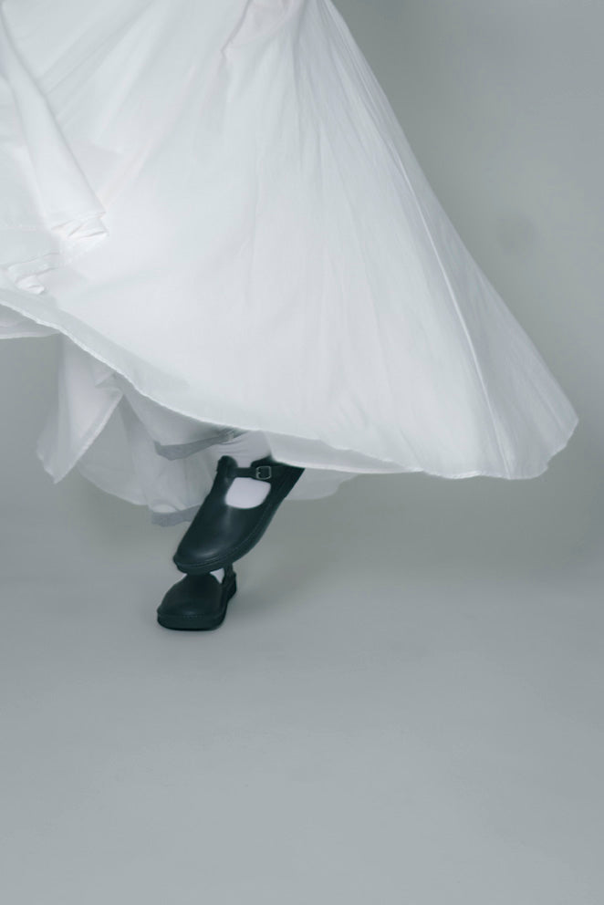 Leather Mary Jane Flats