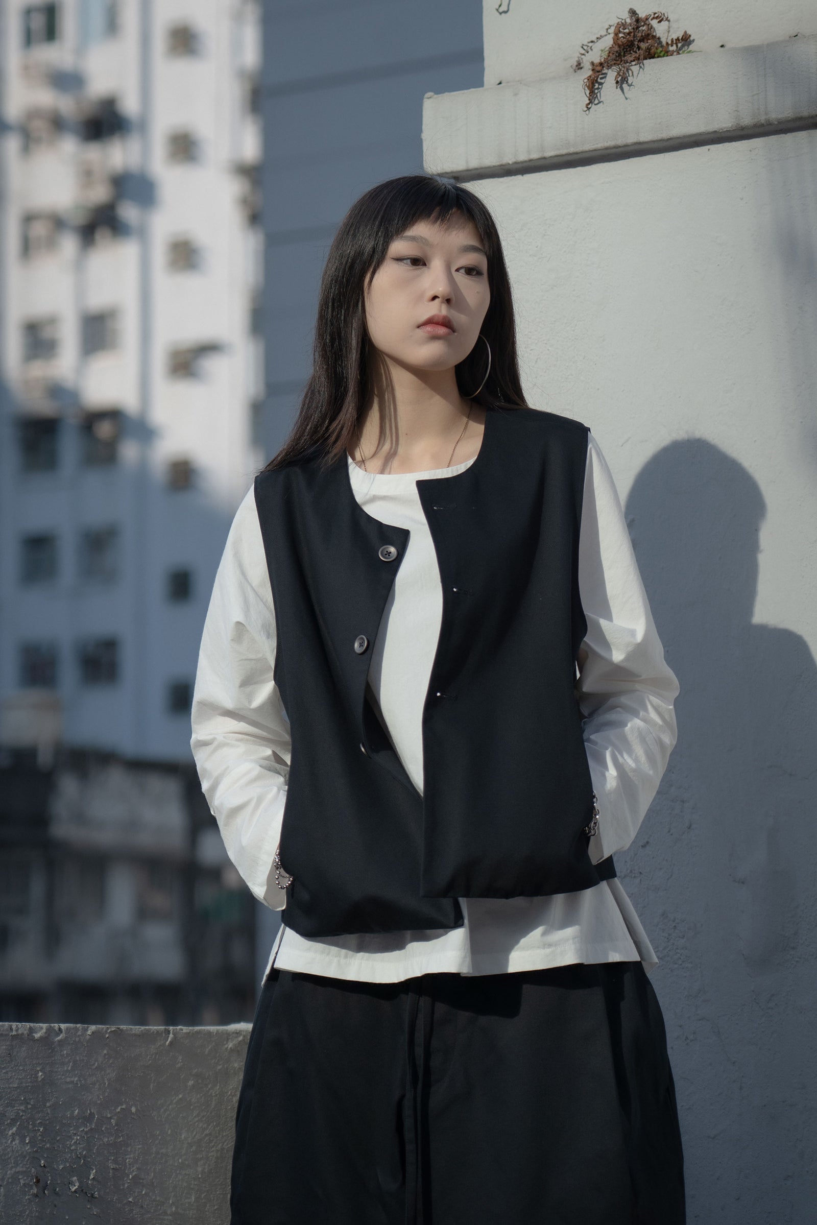 The Gardener Vest - Ink