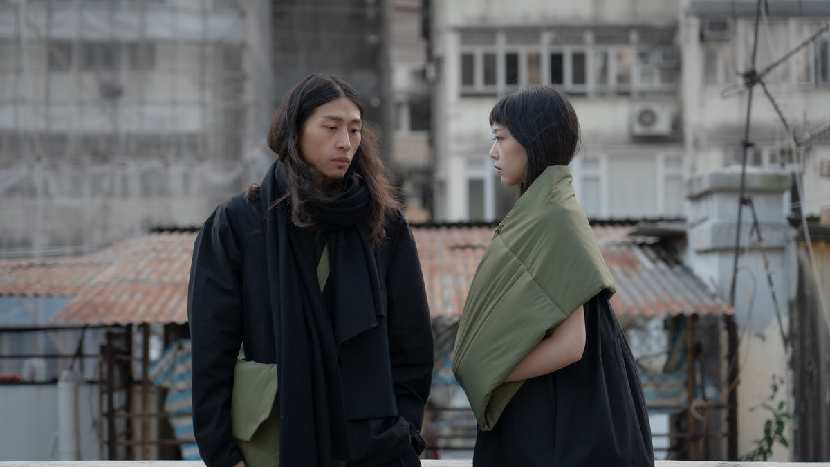 The Quilted Scarf - Military Green