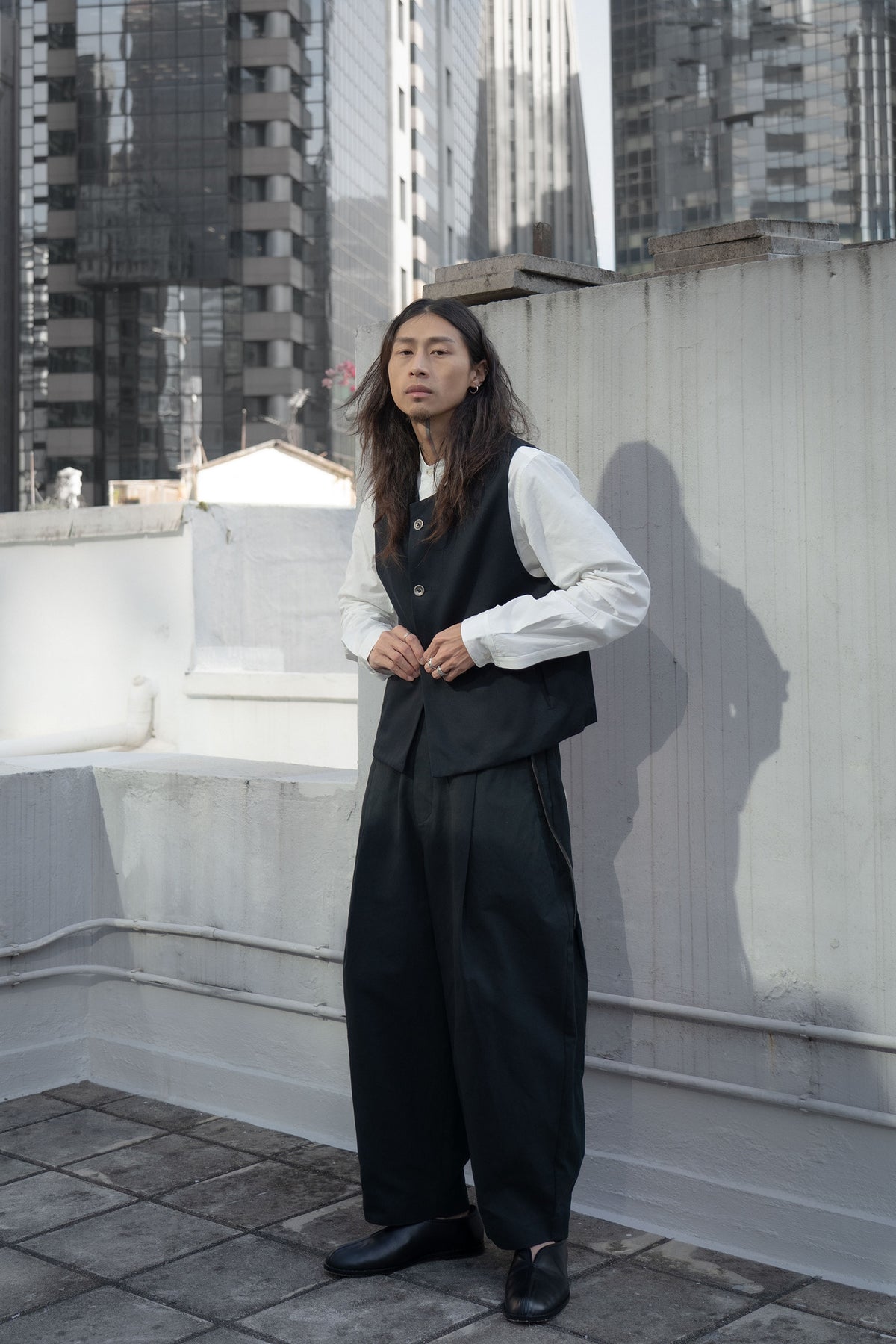 The Gardener Vest - Ink