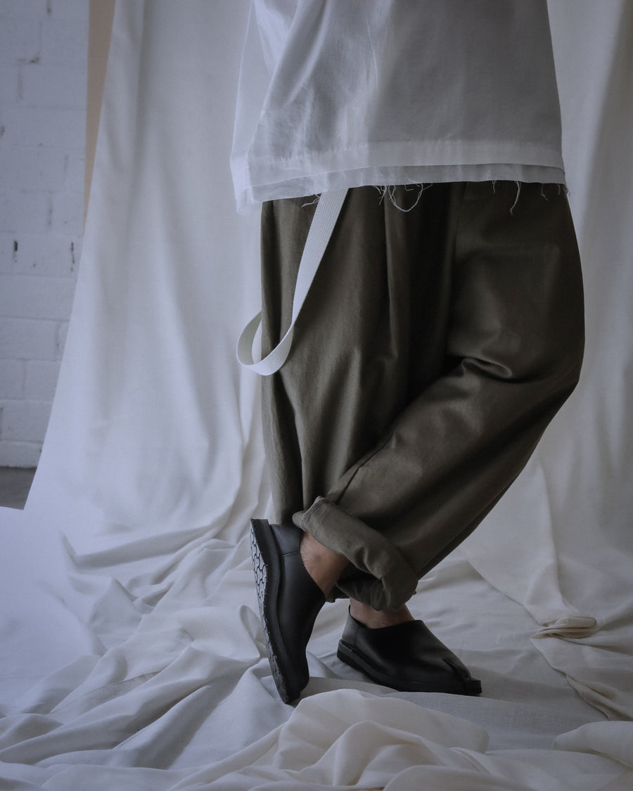 The Gardener Trousers - Army Green