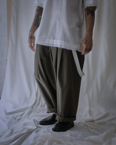 The Gardener Trousers - Army Green