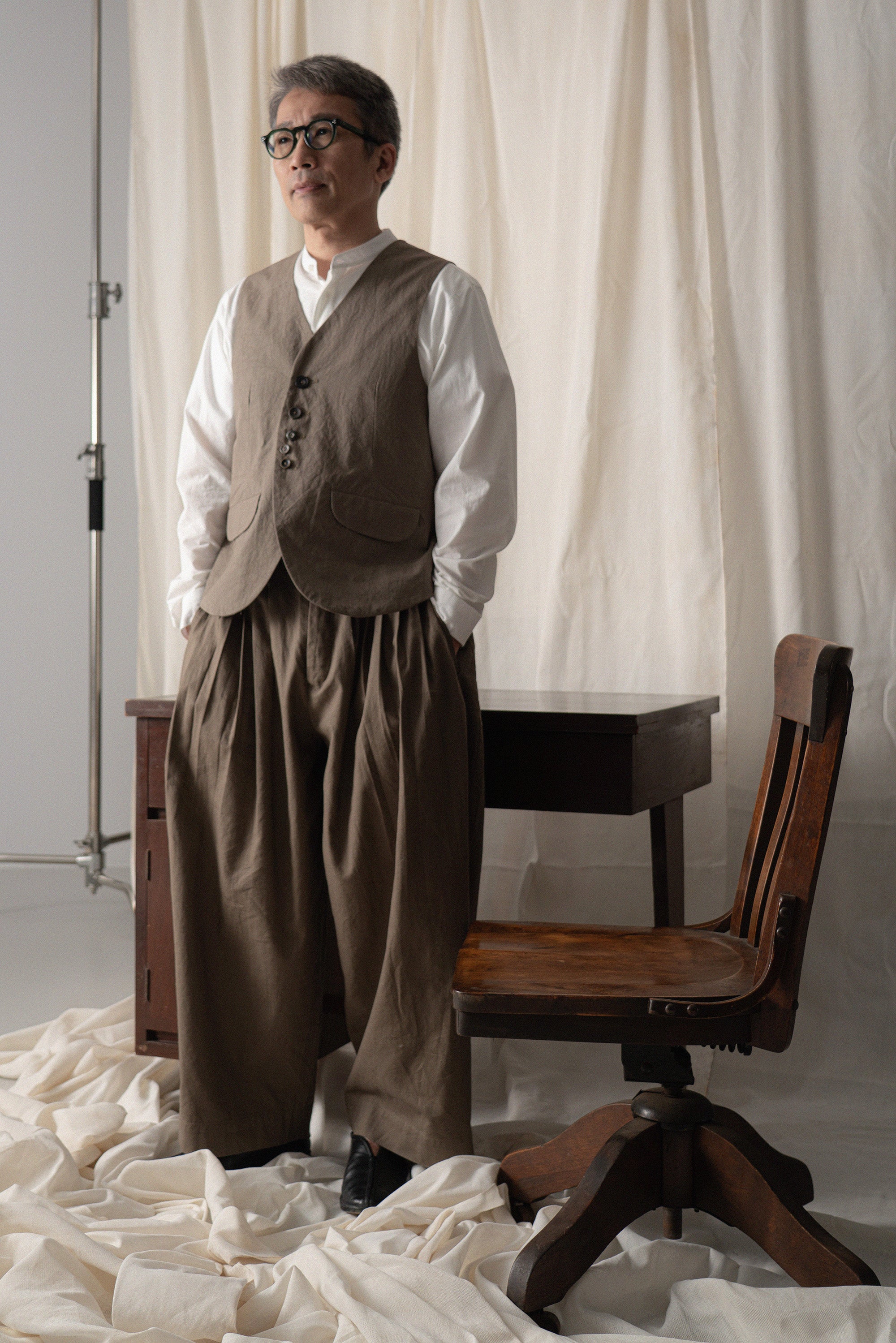 The Elmer Waistcoat - Khaki