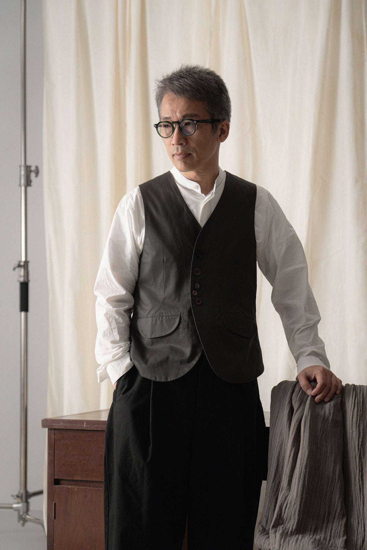The Elmer Waistcoat - Charcoal