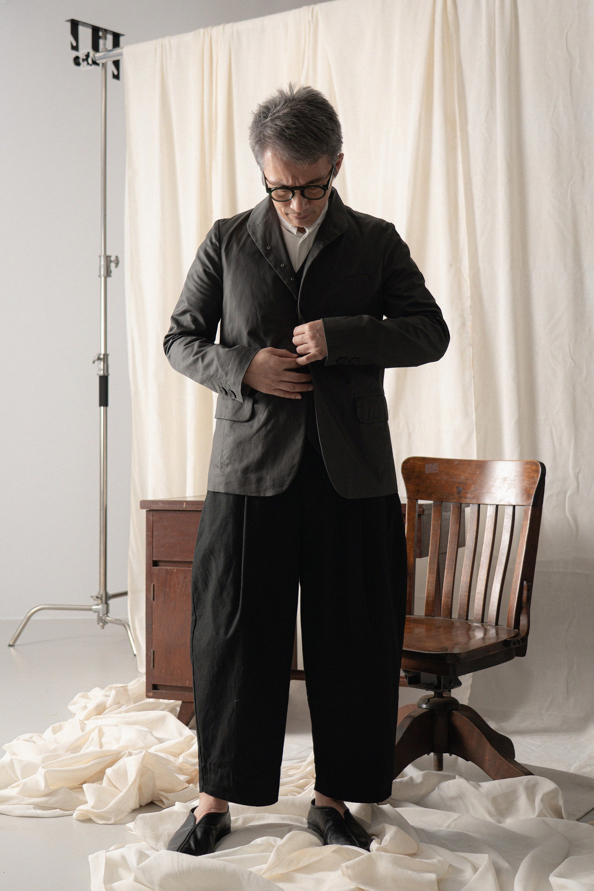 The Elmer Blazer - Charcoal