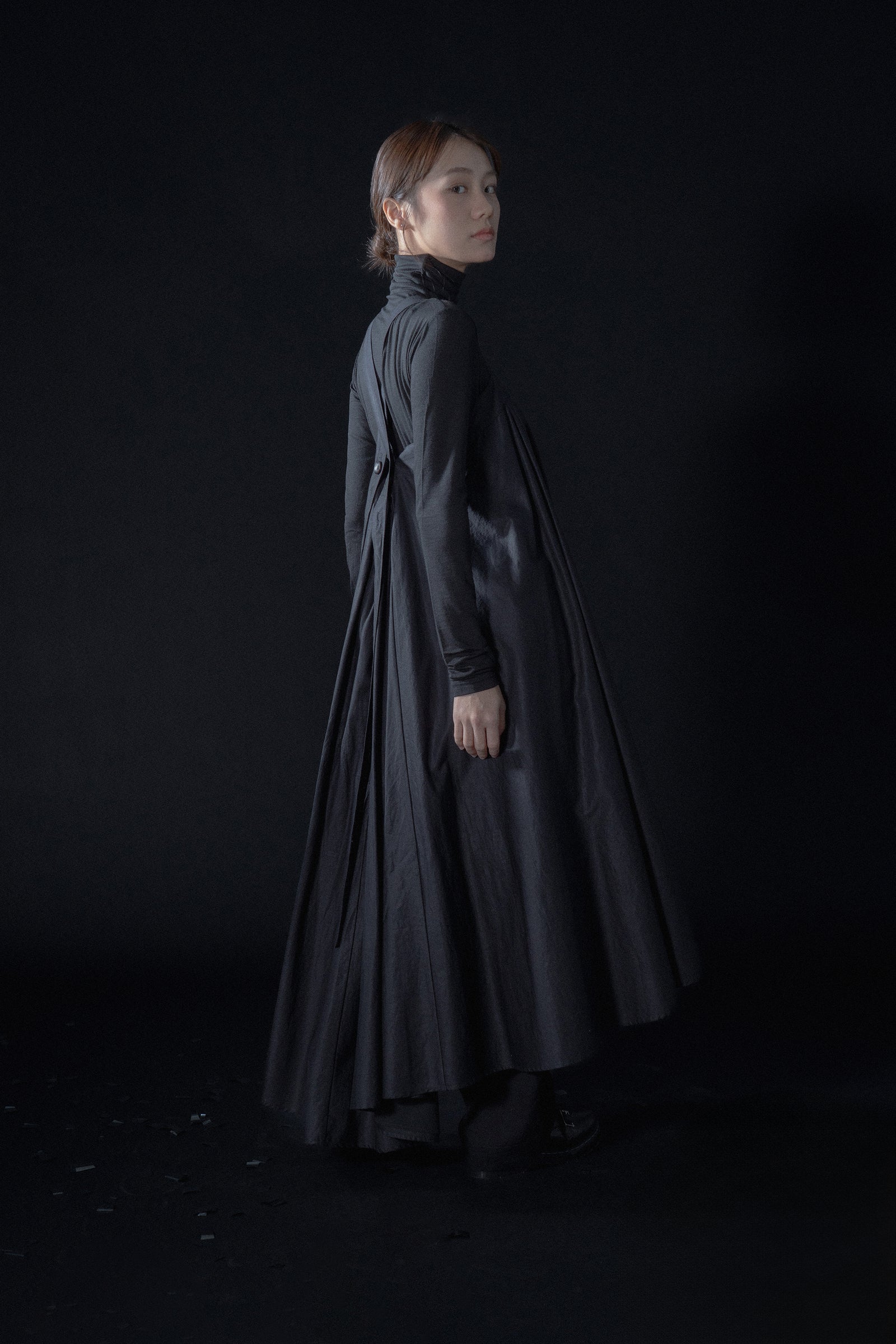 The Suspender Dress - Black