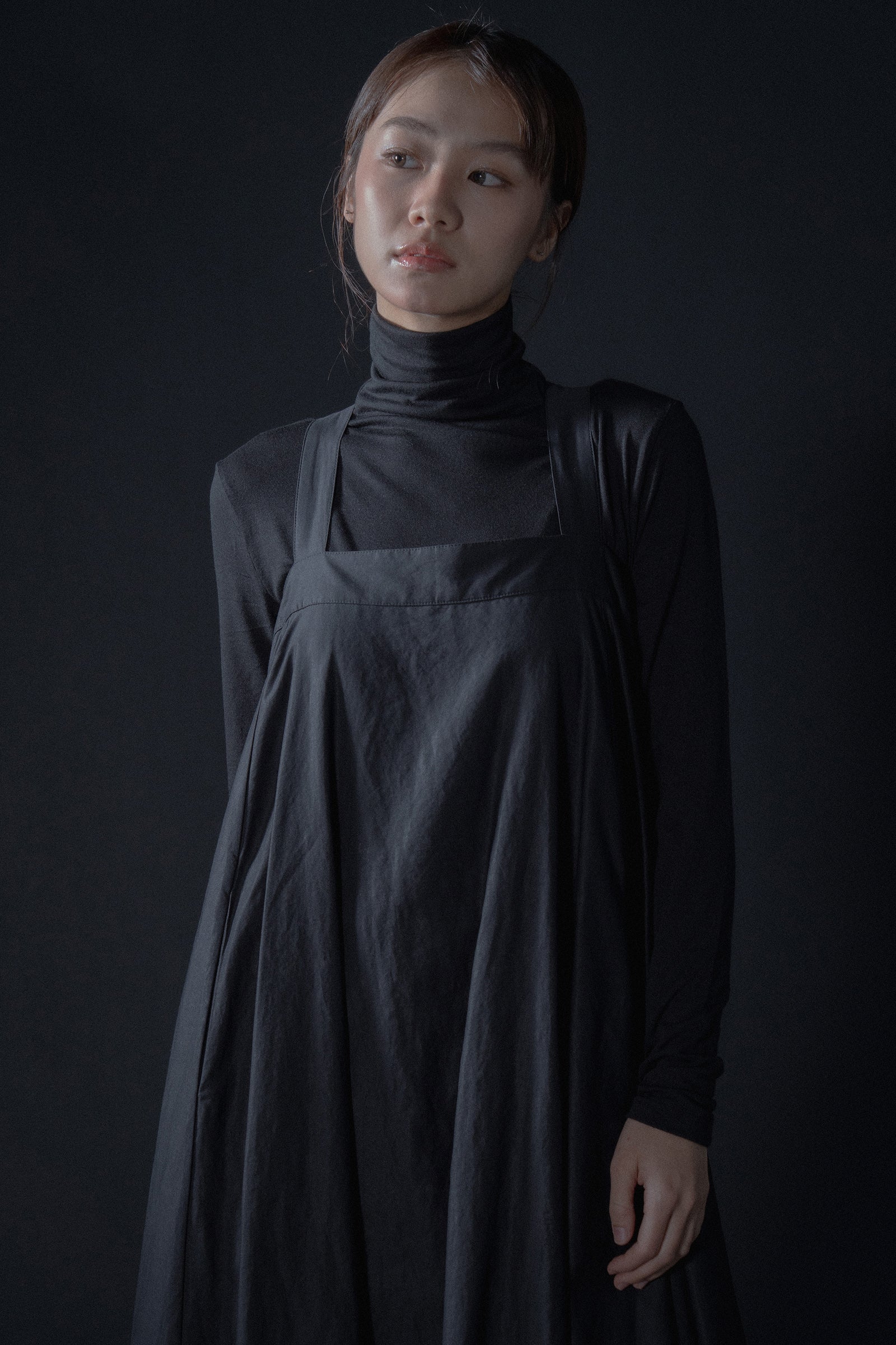 The Suspender Dress - Black