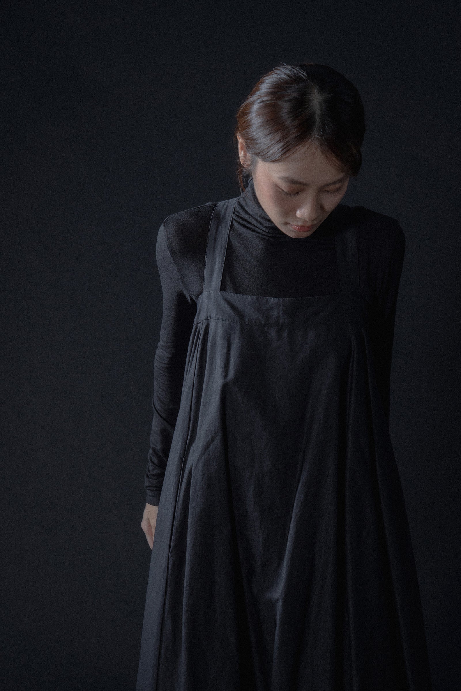 The Suspender Dress - Black