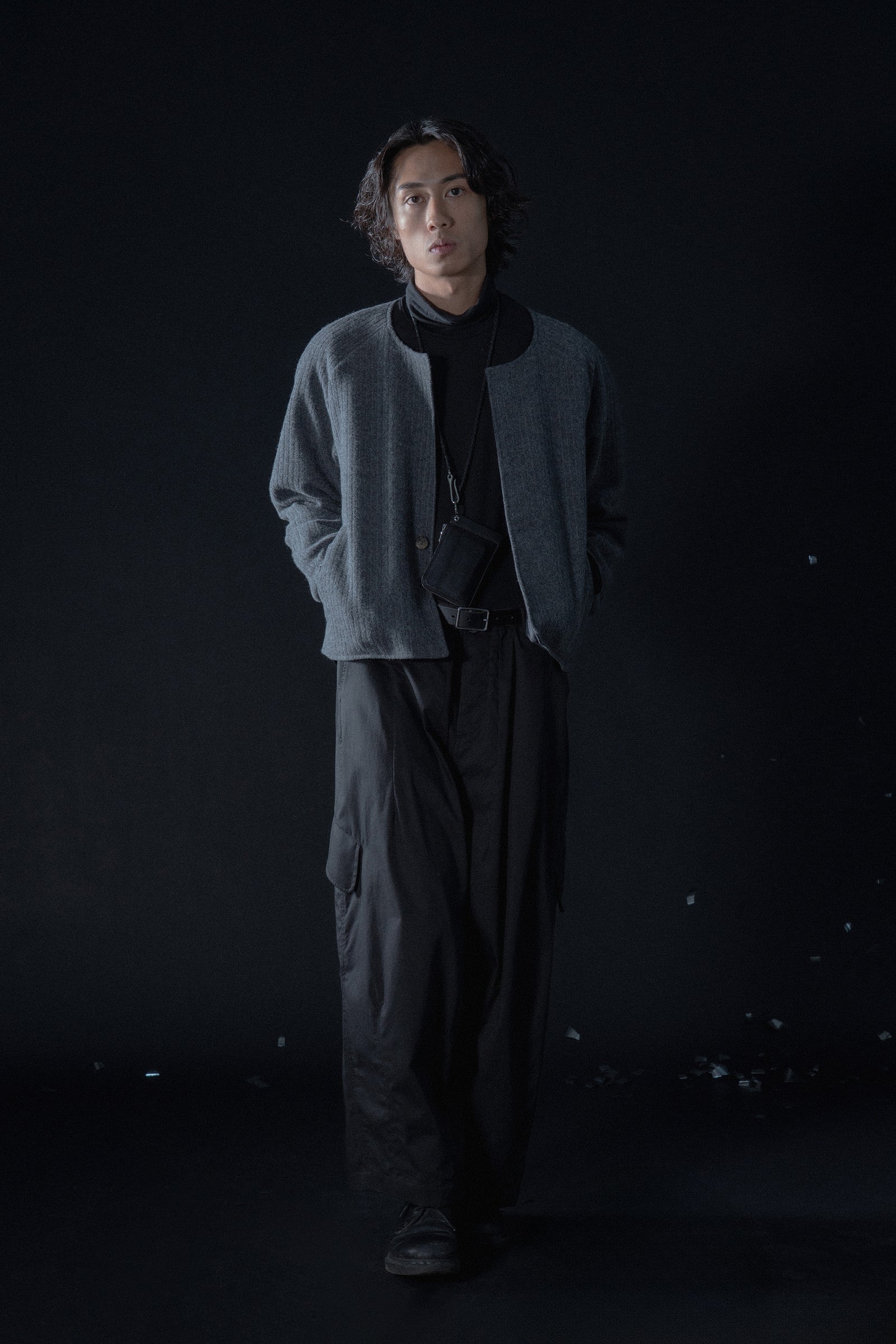 The leather zip wallet