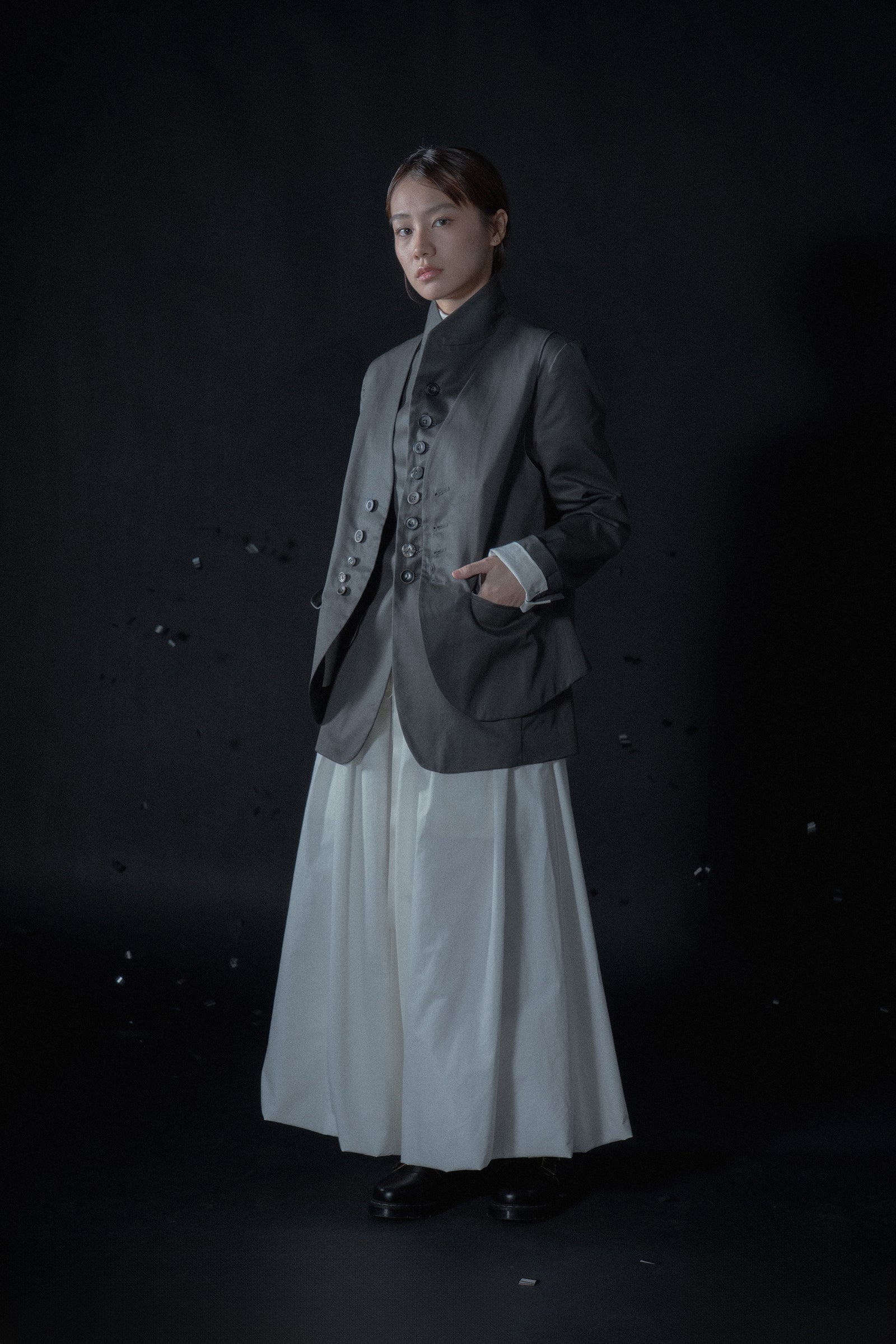 The Ribbon Skirt - White