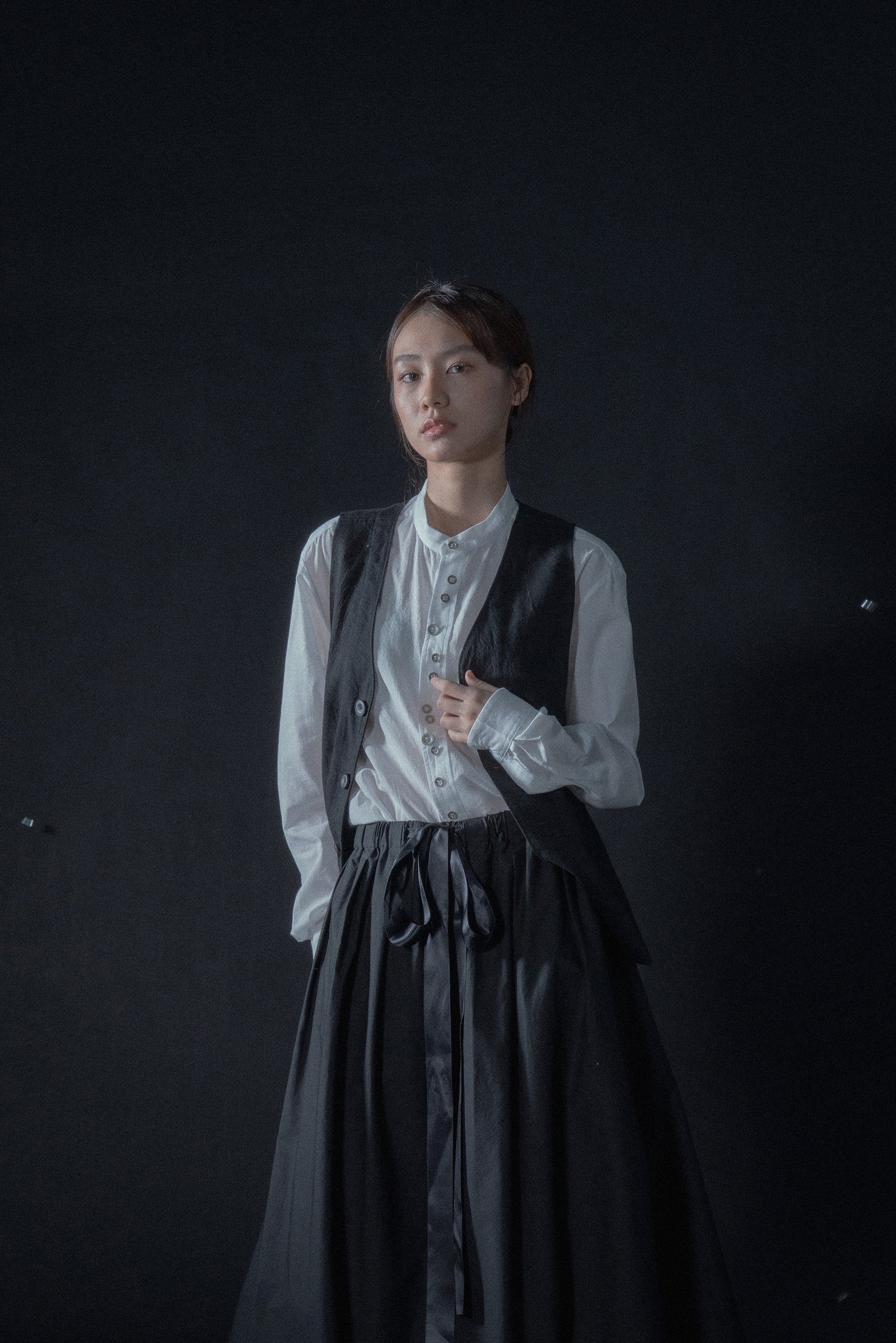 The Ribbon Skirt - Black