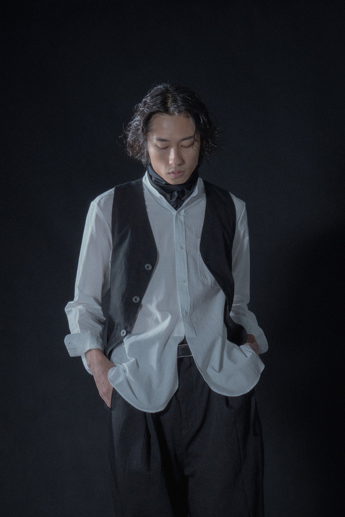 The Author Waistcoat - Black