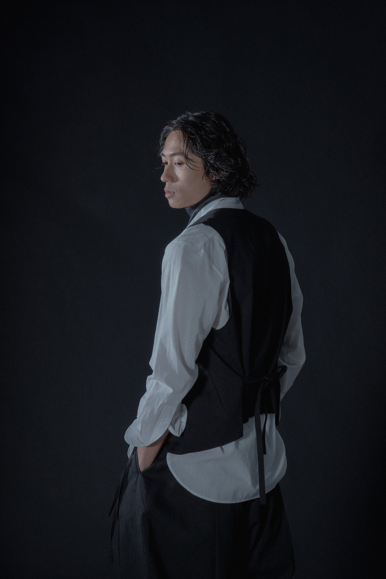 The Author Waistcoat - Black