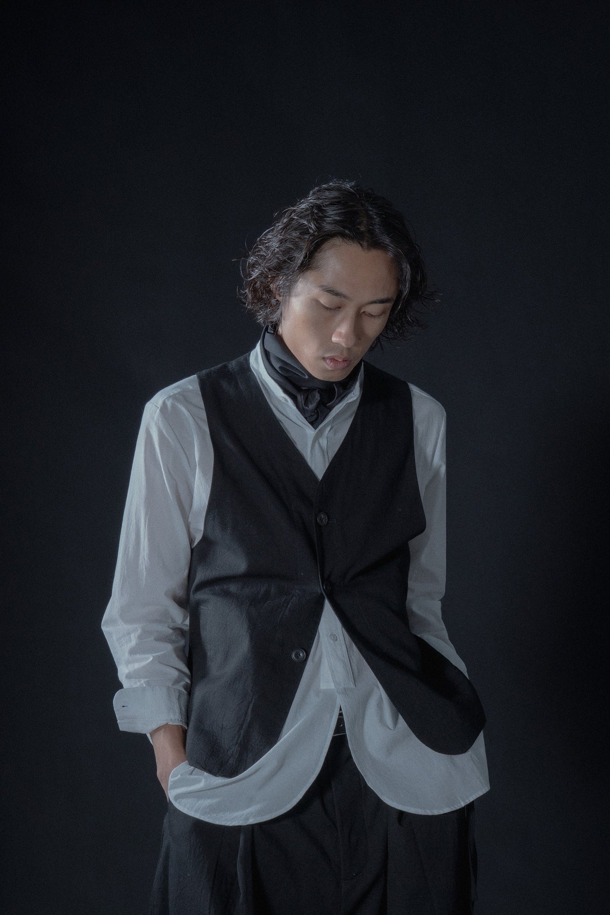 The Author Waistcoat - Black