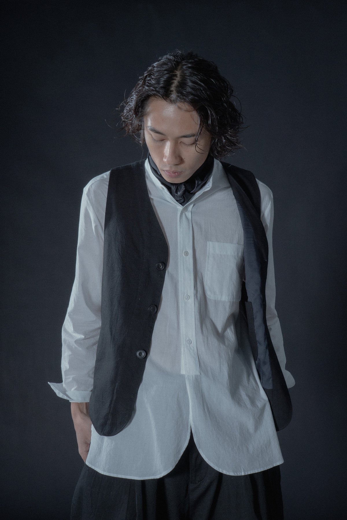 The Author Waistcoat - Black