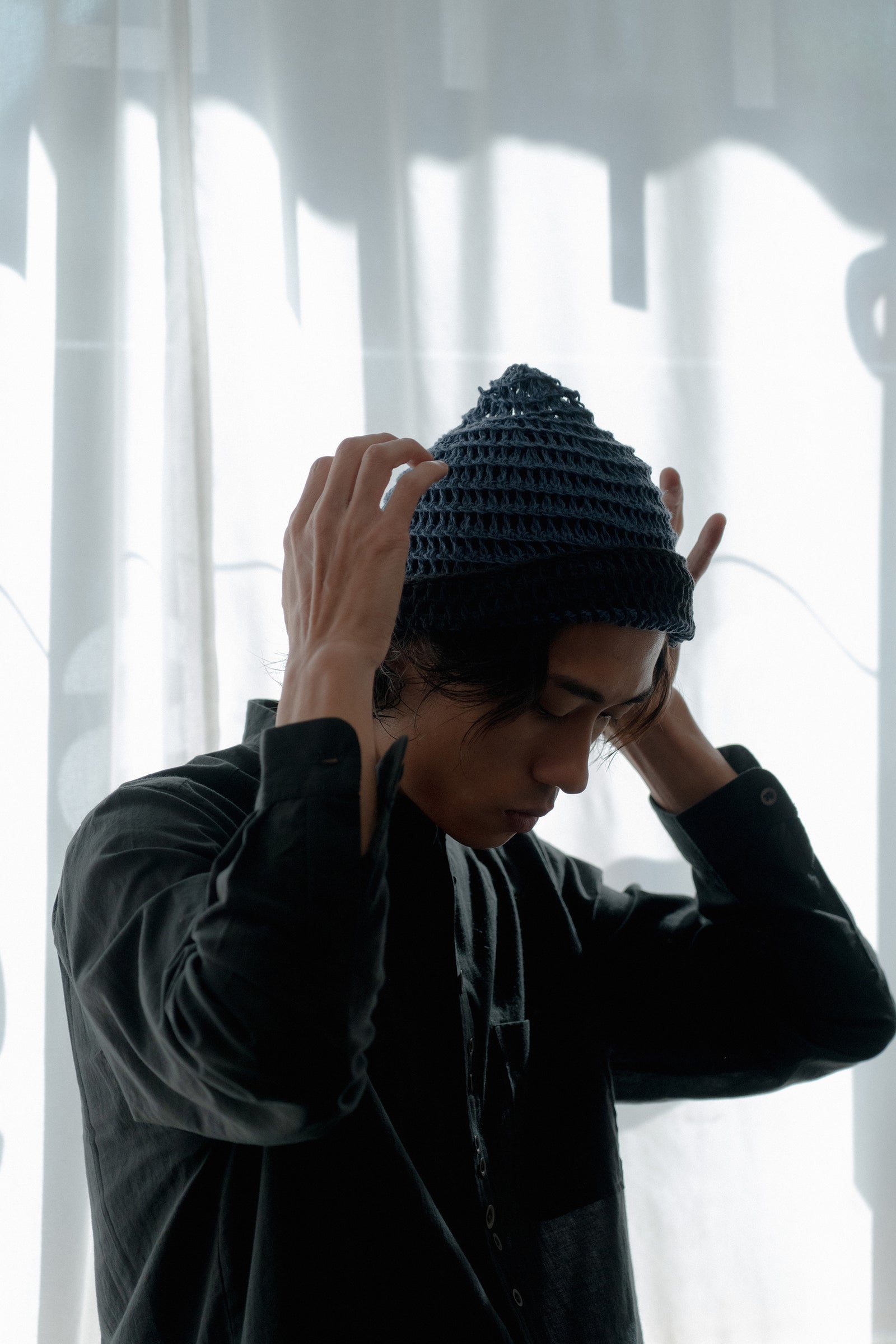 The Kufi Cap - Navy / Black