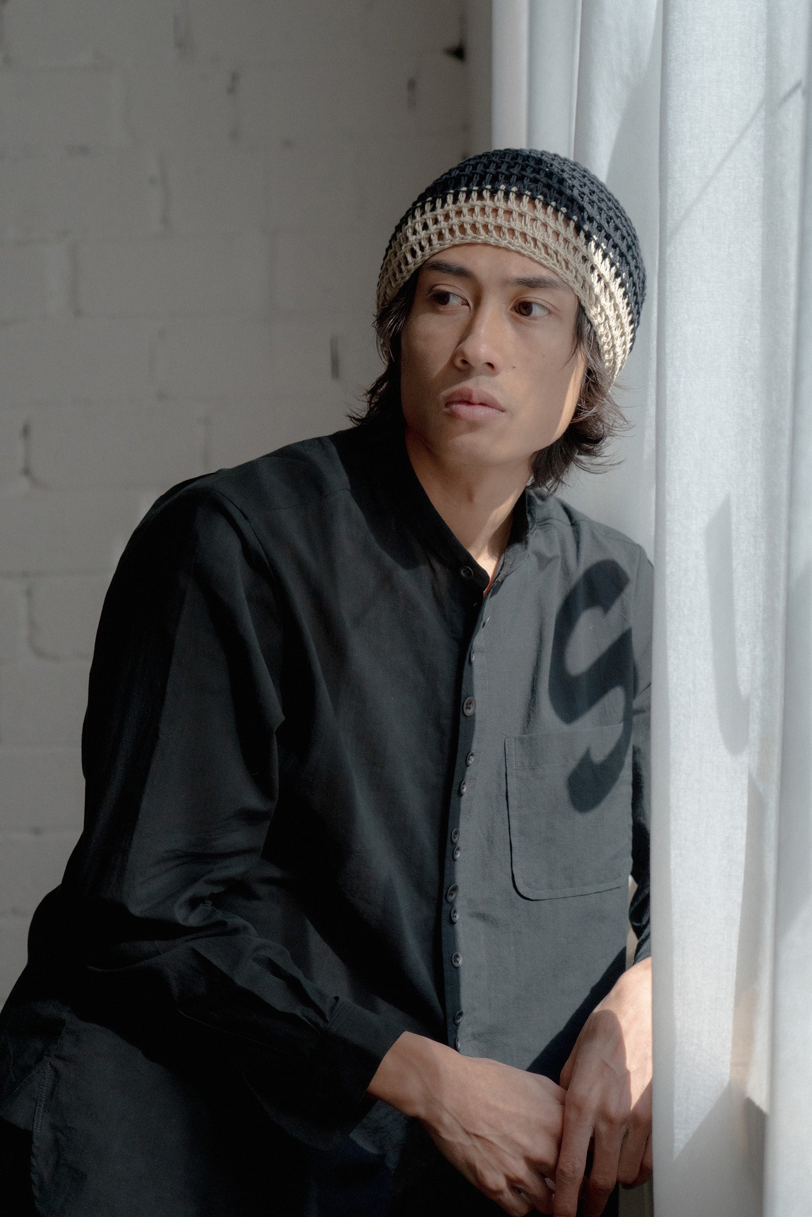 The Kufi Cap - Black / Linen