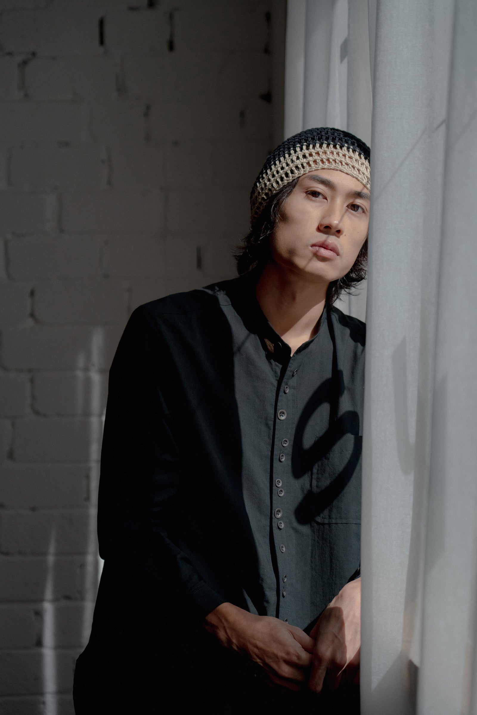 The Kufi Cap - Black / Linen