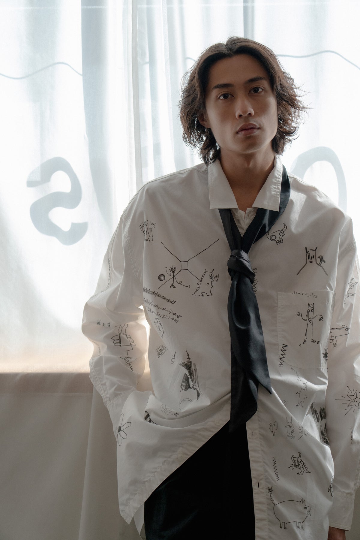 The Boy Shirt - Hand Painted by Benson Koo ( B )