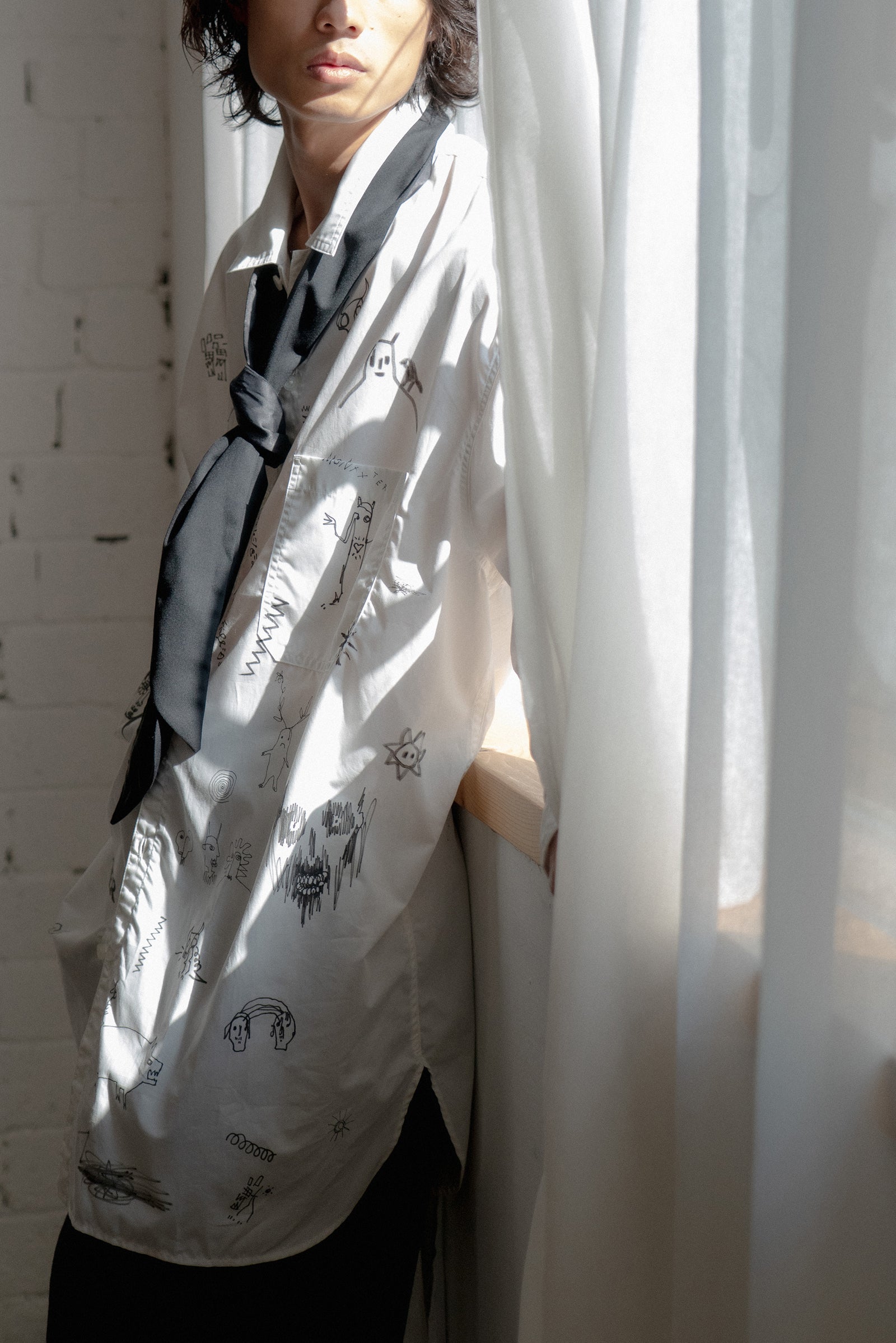 The Boy Shirt - Hand Painted by Benson Koo ( B )