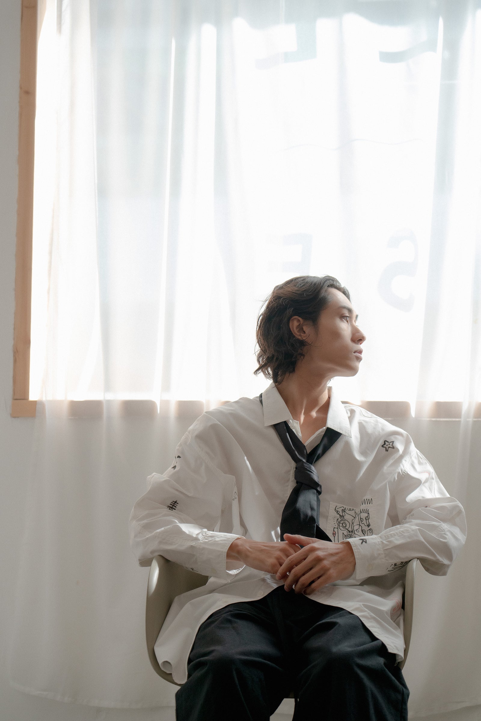 The Boy Shirt - Hand Painted by Benson Koo ( A )