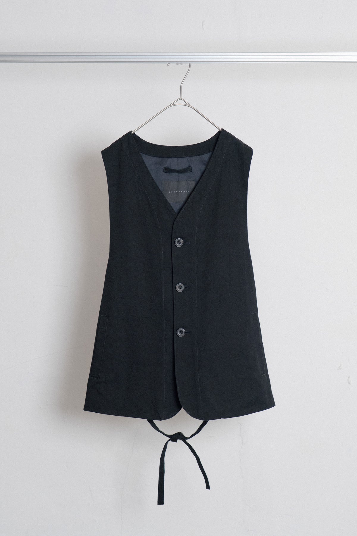 The Author Waistcoat - Black