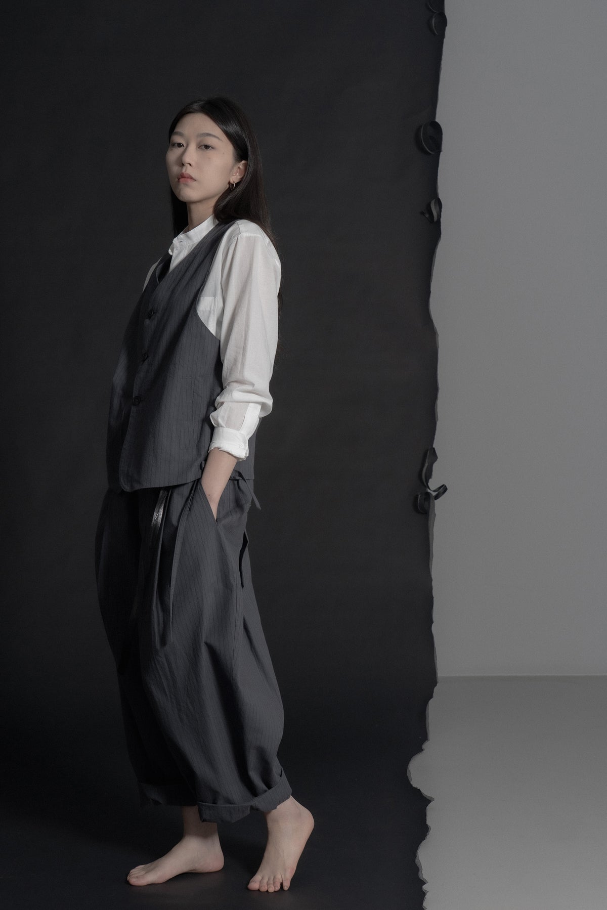 The Author Waistcoat - Stripe