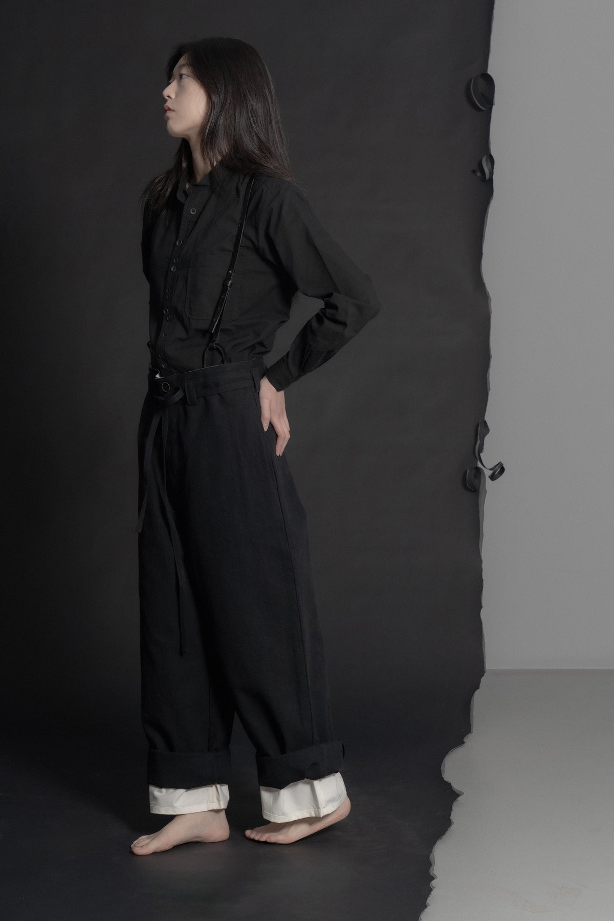 The Leather Suspender