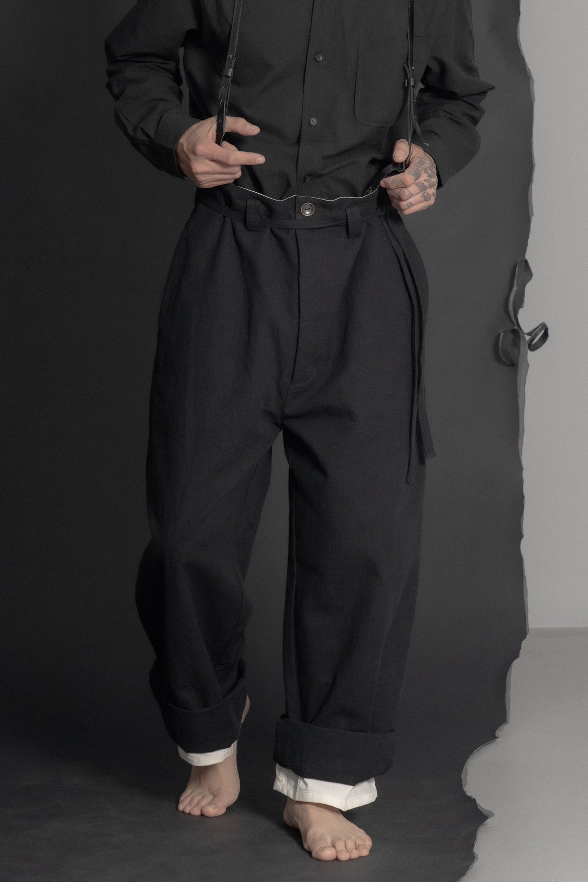 The Leather Suspender