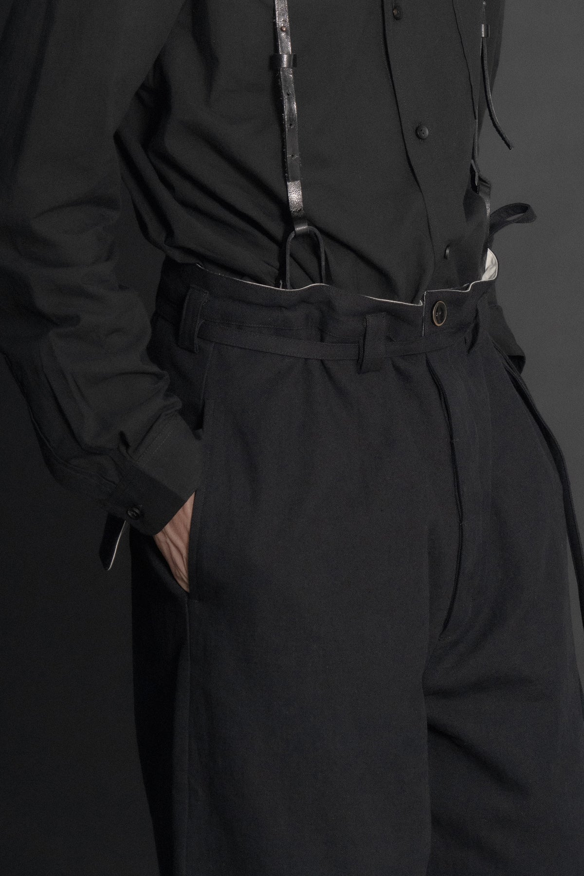 The Leather Suspender